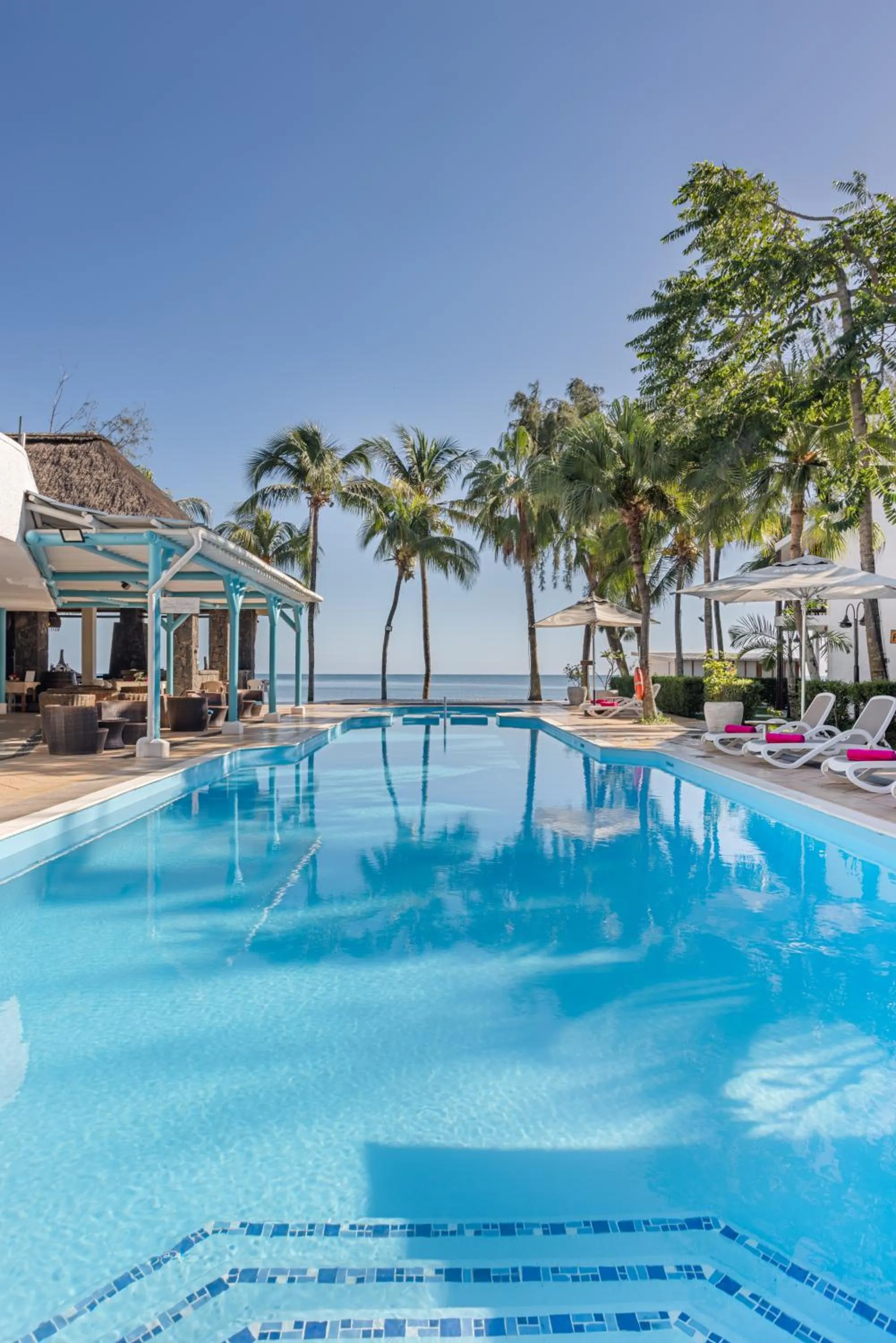 Swimming pool in Cocotiers Hotel – Mauritius