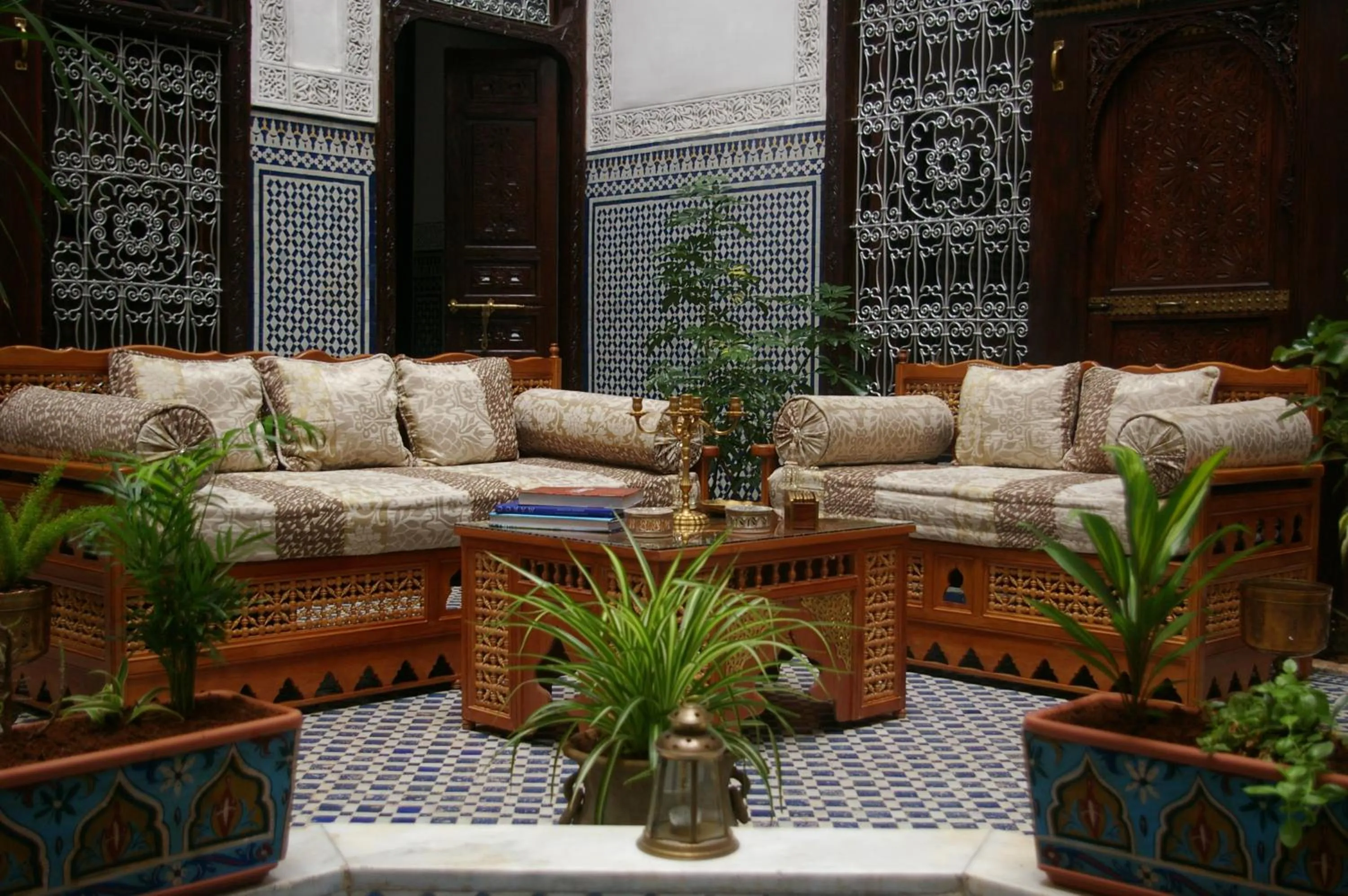Living room in Riad Fes Kettani