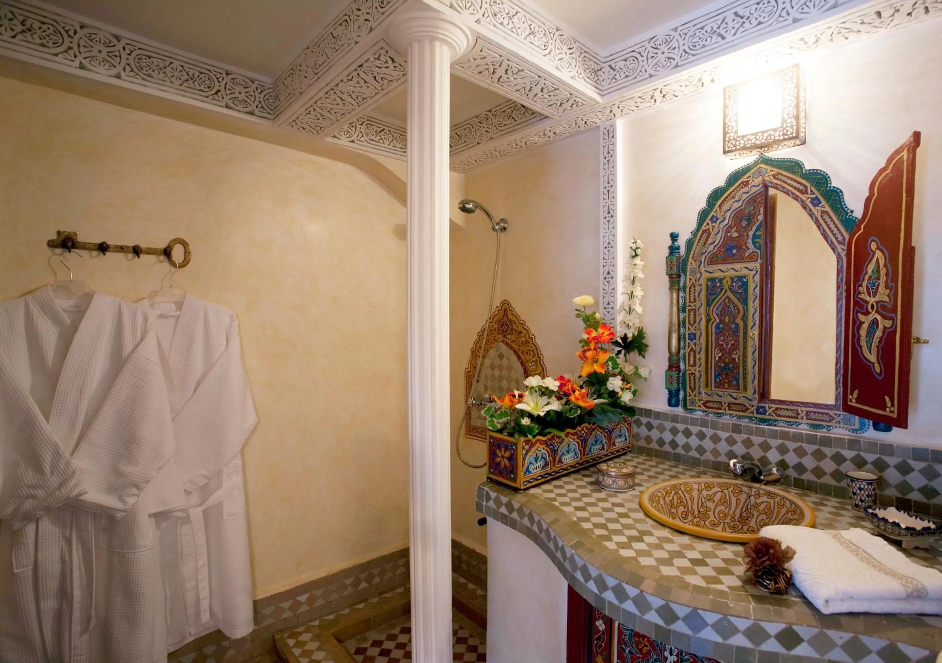 Bathroom in Riad Fes Kettani