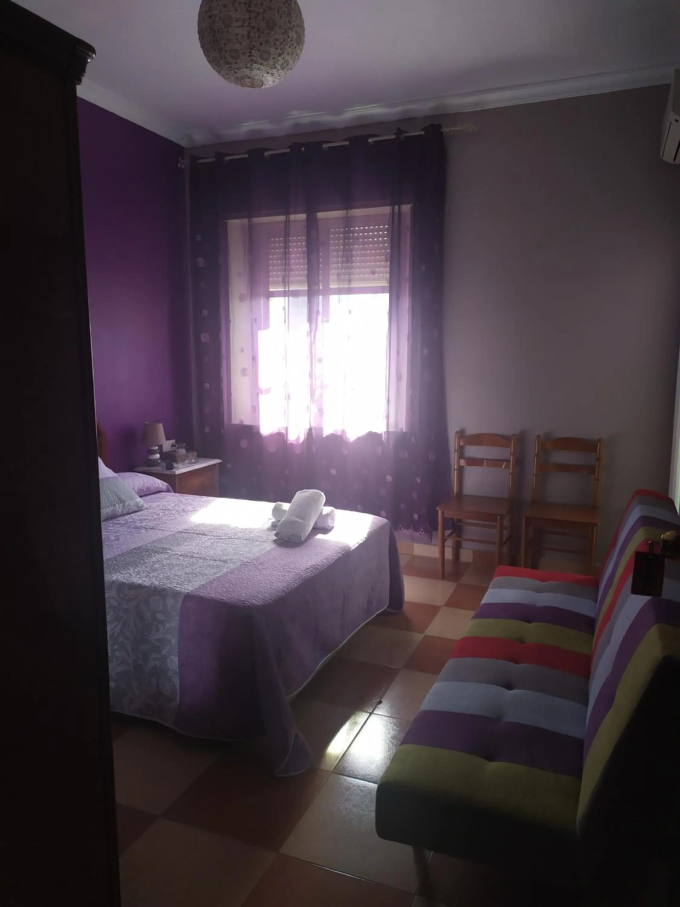 Bedroom, Bed in Hostal Andalucia de Arcos