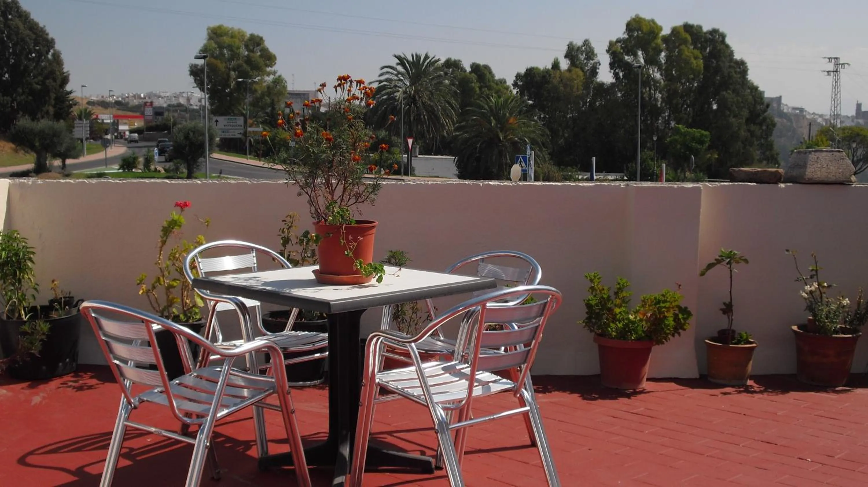 Balcony/Terrace in Hostal Andalucia de Arcos
