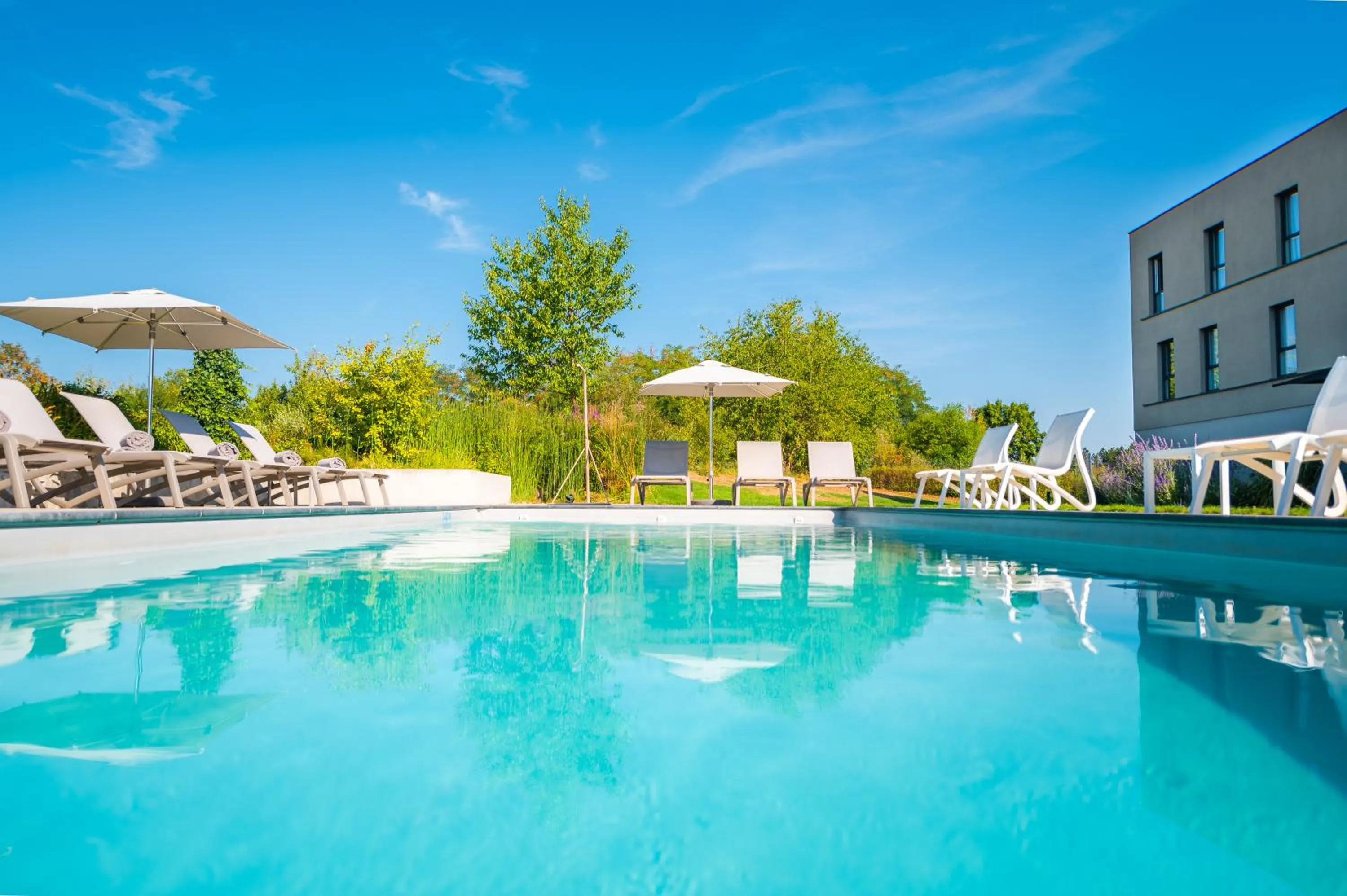 Swimming pool in Best Western Plus Hotel & Restaurant Les Humanistes Colmar Nord