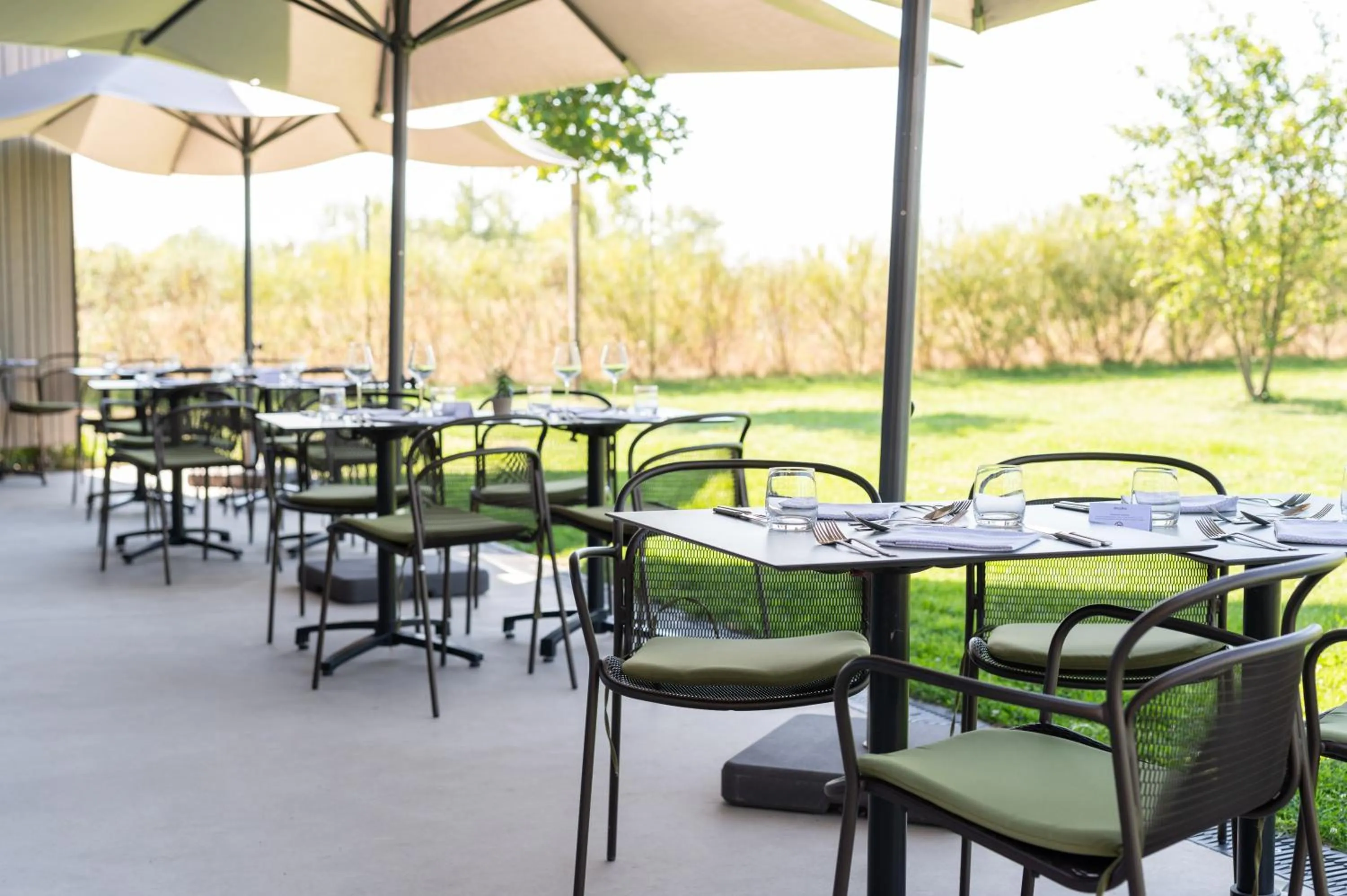 Patio in Best Western Plus Hotel & Restaurant Les Humanistes Colmar Nord