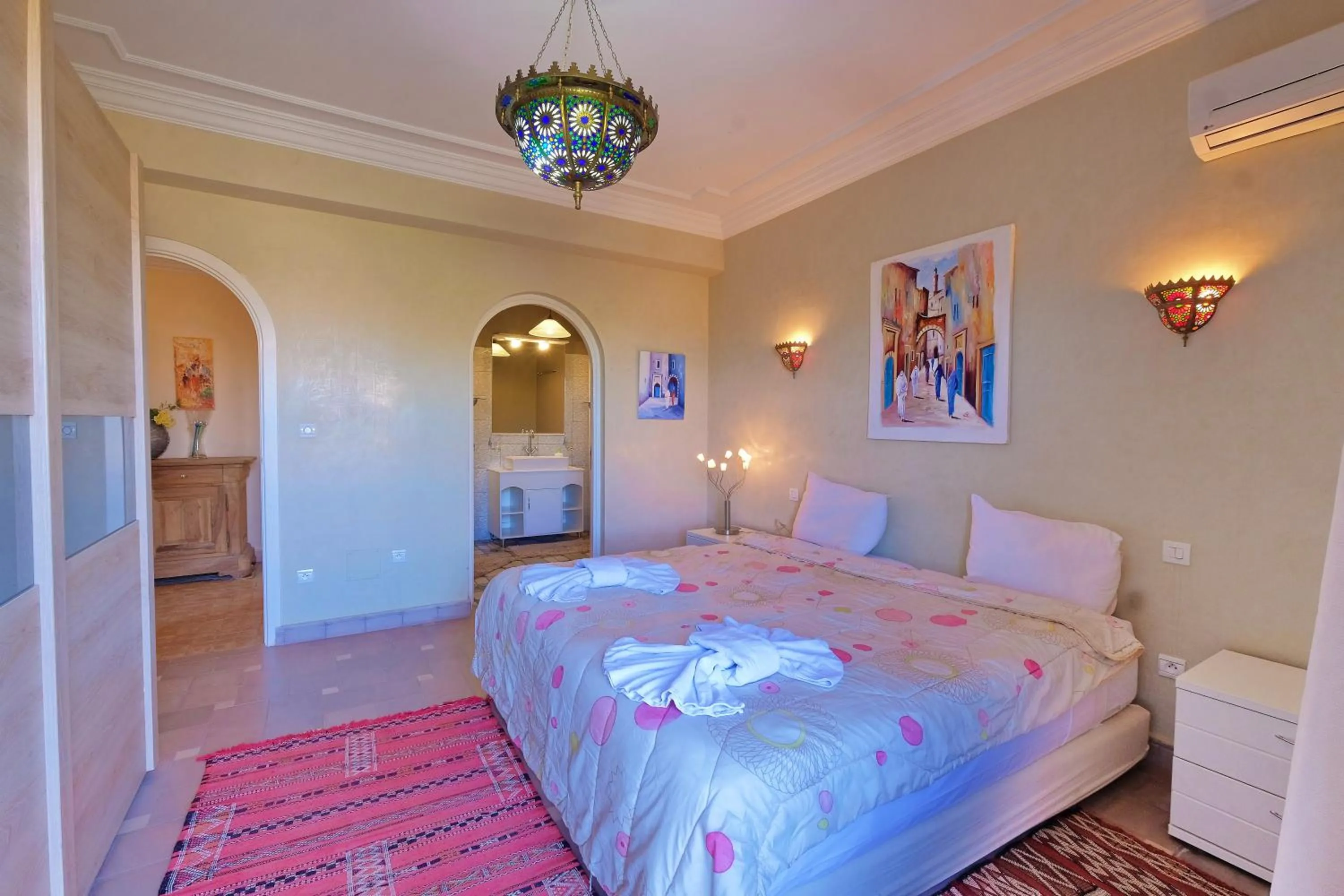 Bedroom, Bed in Hacienda Marrakech