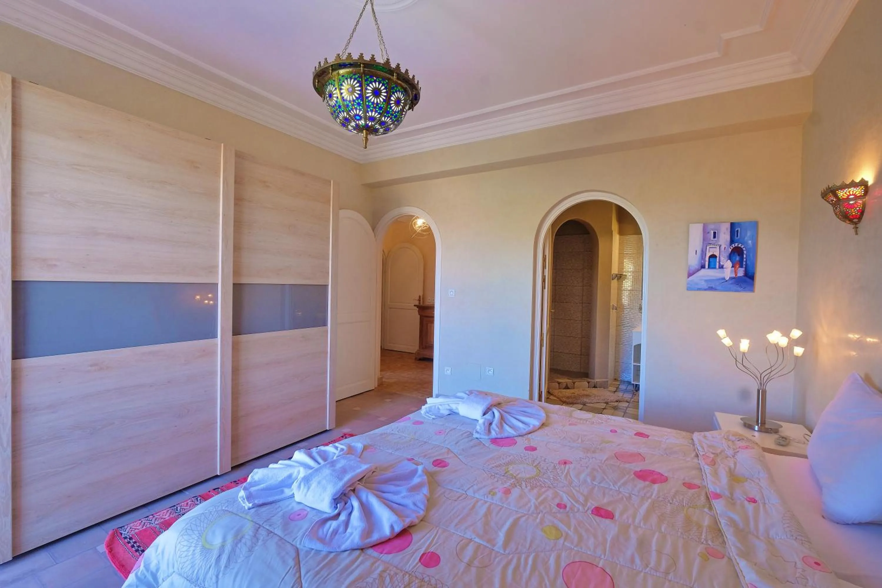 Bedroom, Bed in Hacienda Marrakech