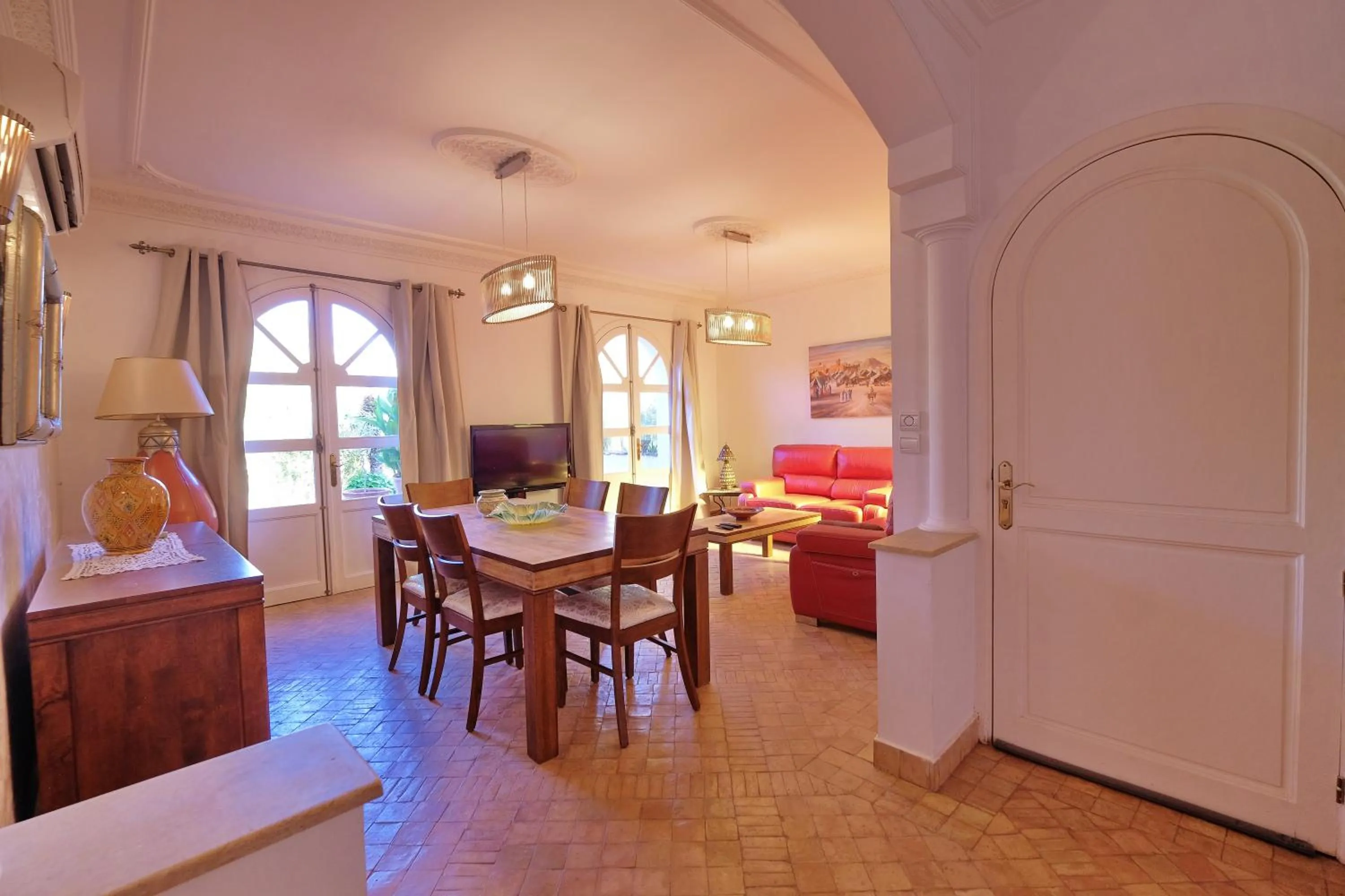 Living room in Hacienda Marrakech