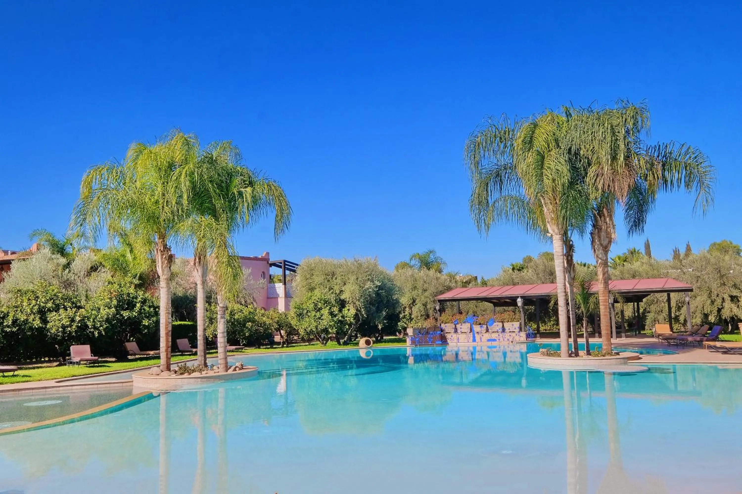 Swimming pool in Hacienda Marrakech