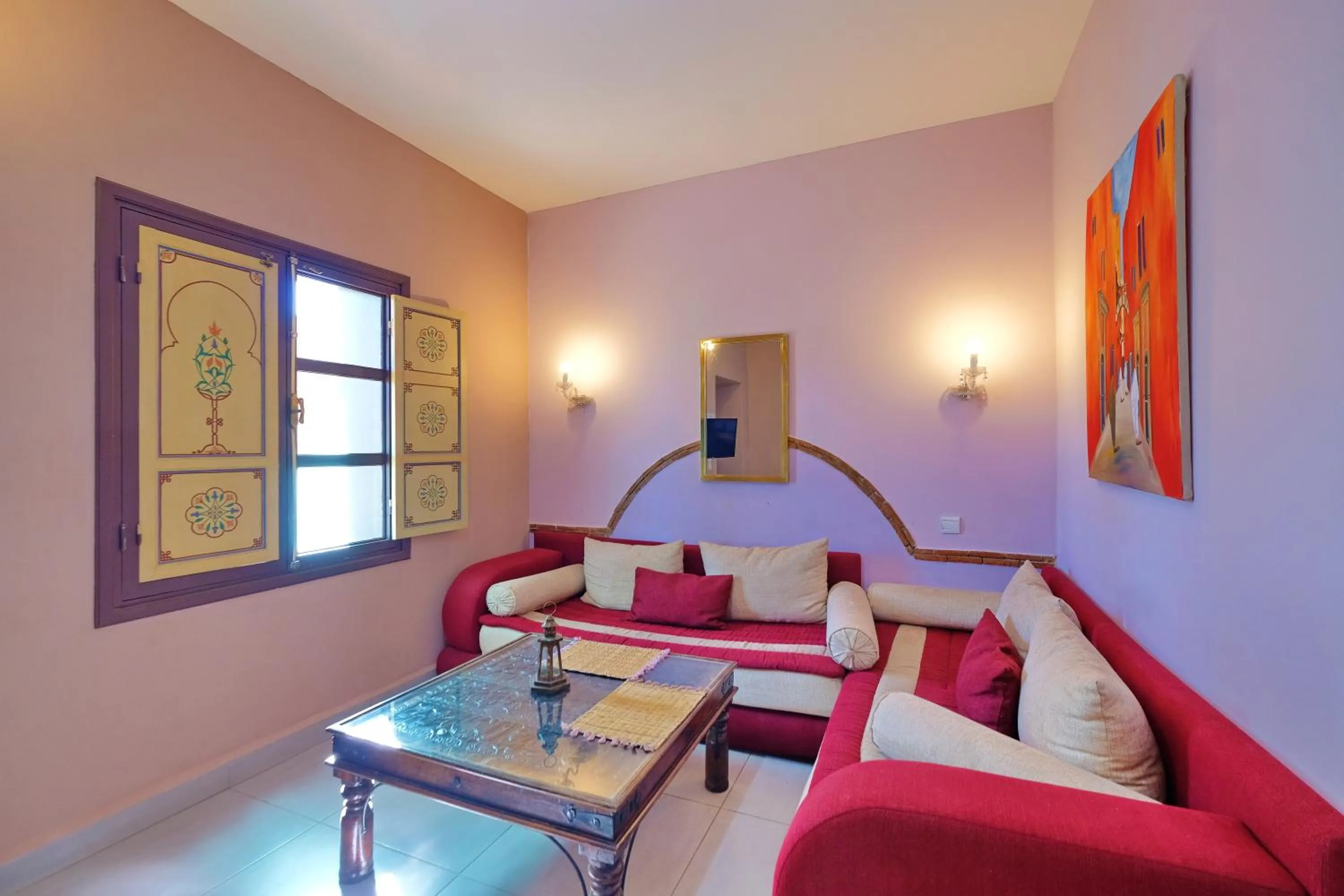 Living room in Hacienda Marrakech