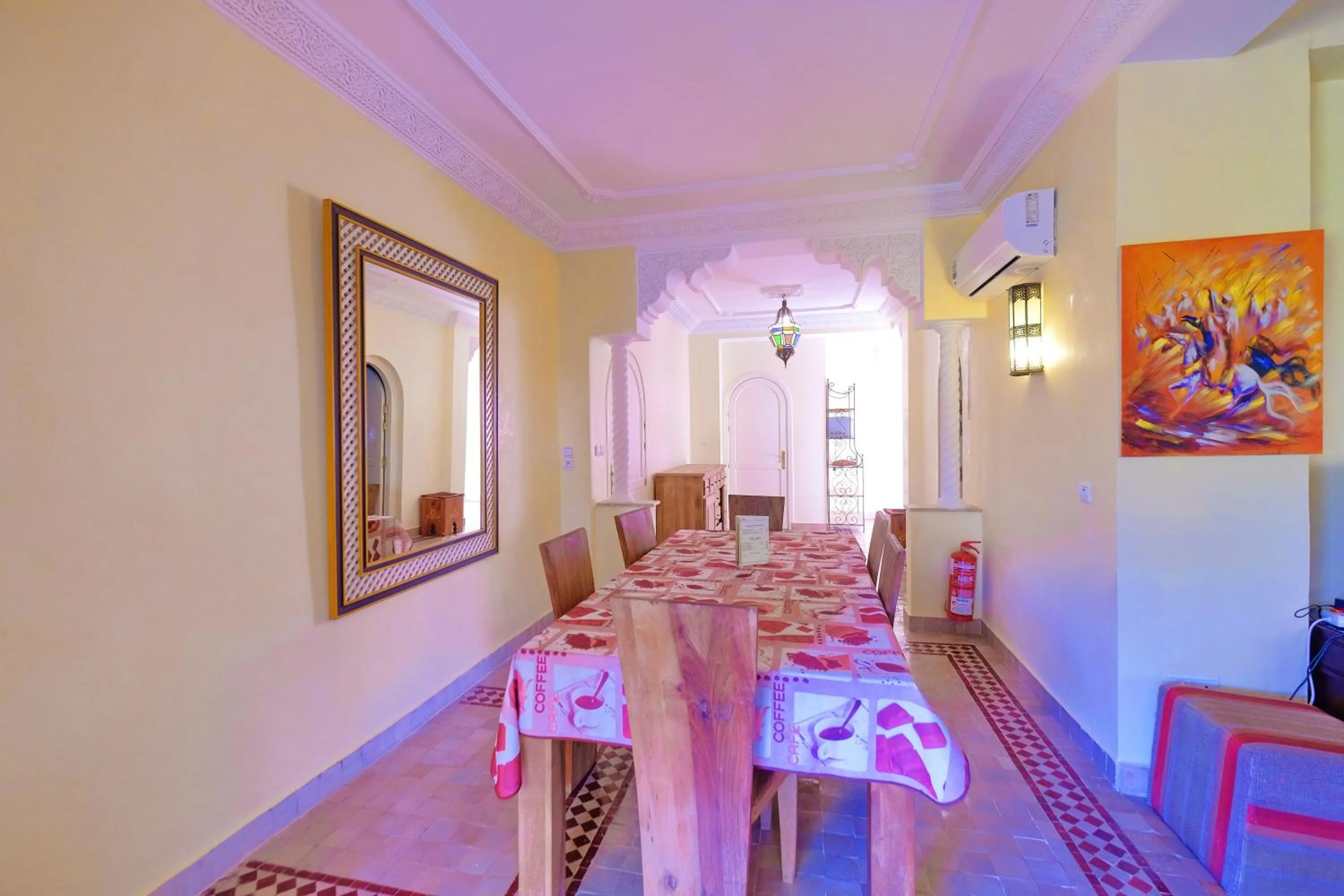 Living room in Hacienda Marrakech