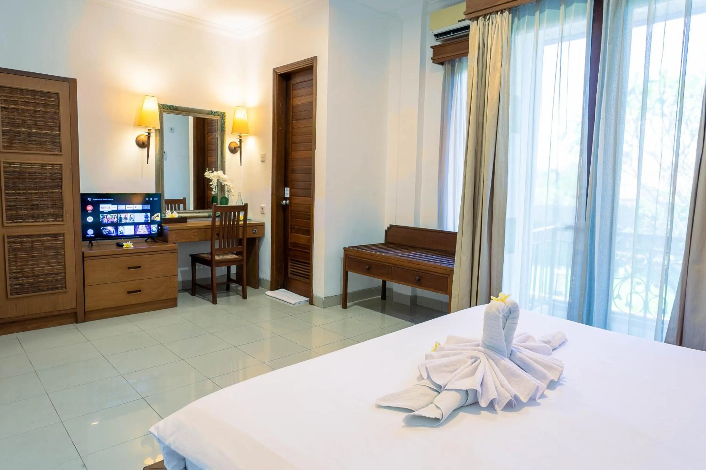 Bed in Starloka Saba Bali Hotel