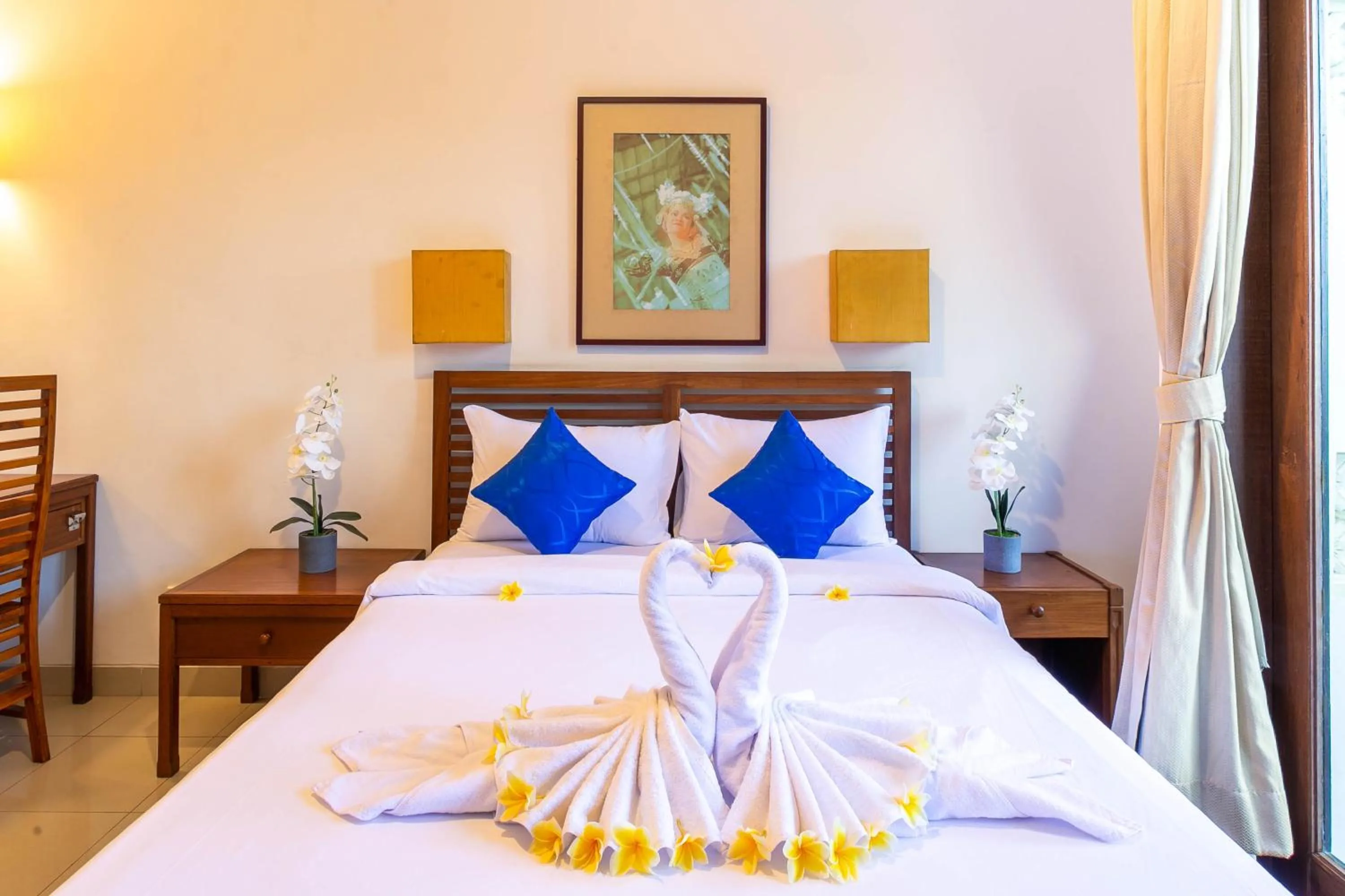 Bed in Starloka Saba Bali Hotel