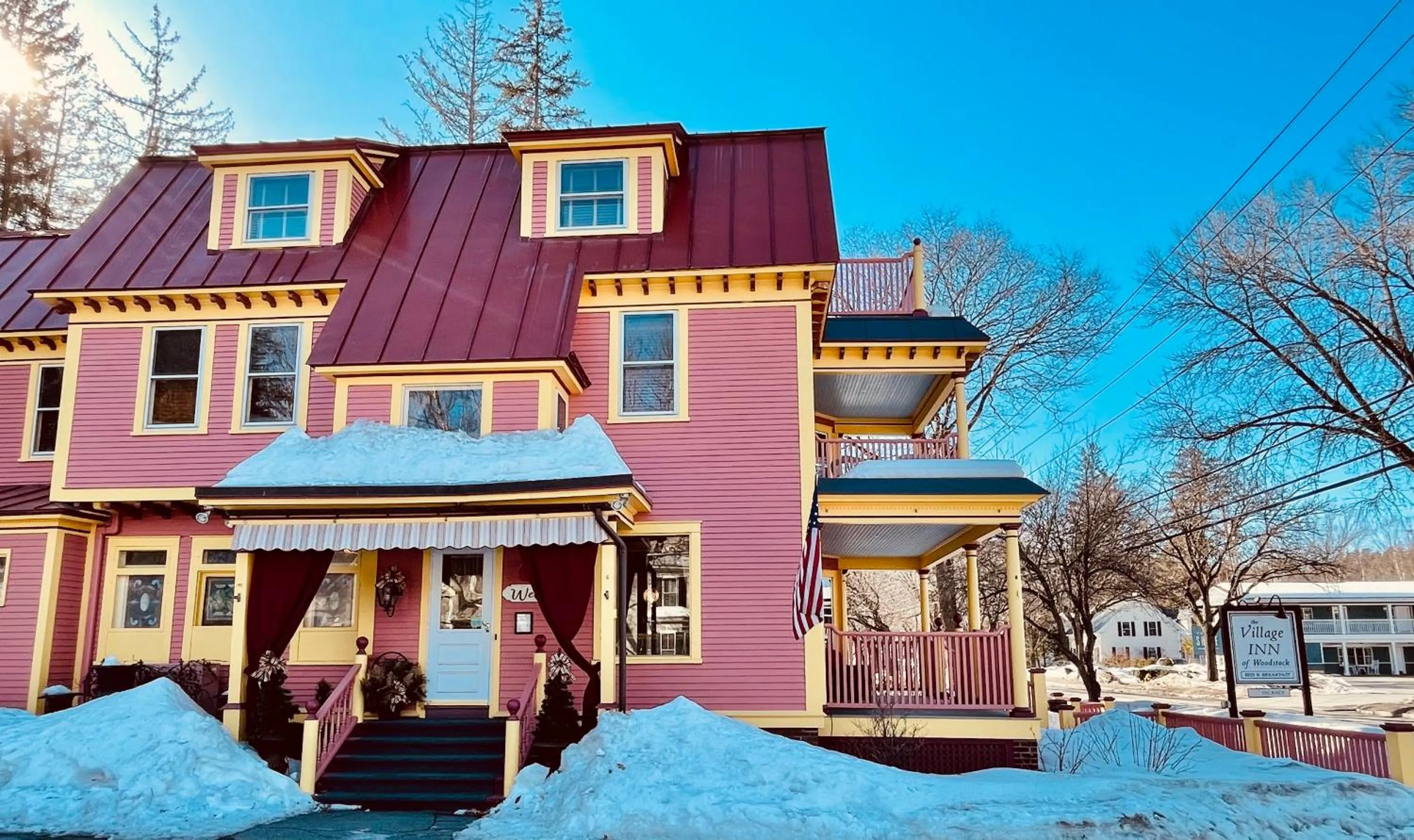 Property building in The Village Inn of Woodstock
