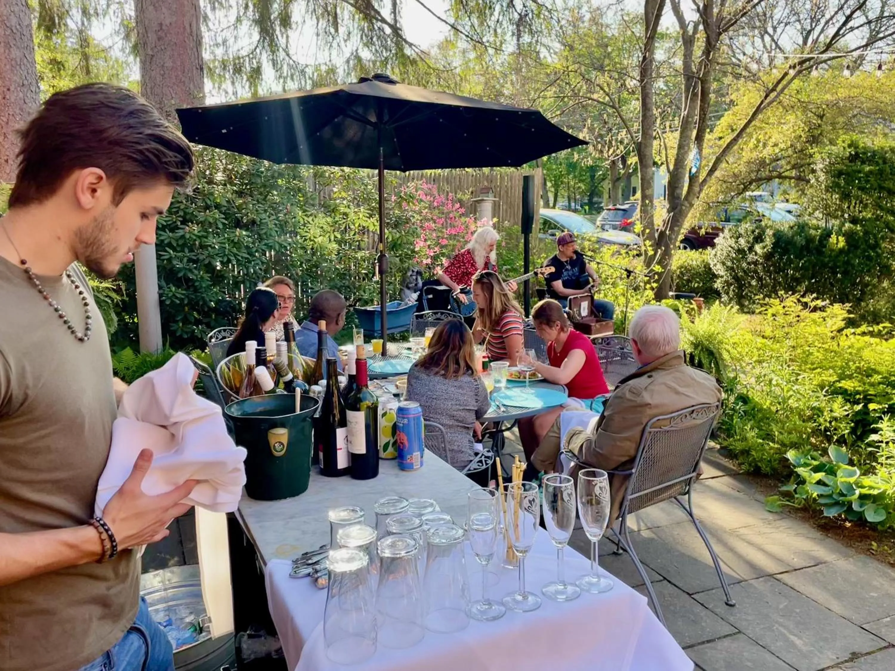 Balcony/Terrace in The Village Inn of Woodstock