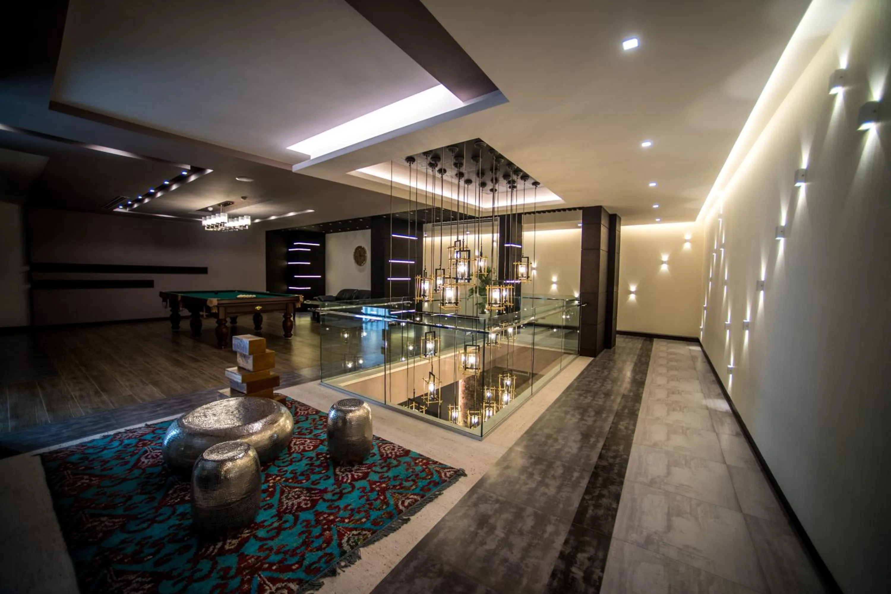 group of guests in Aghababyan's Hotel