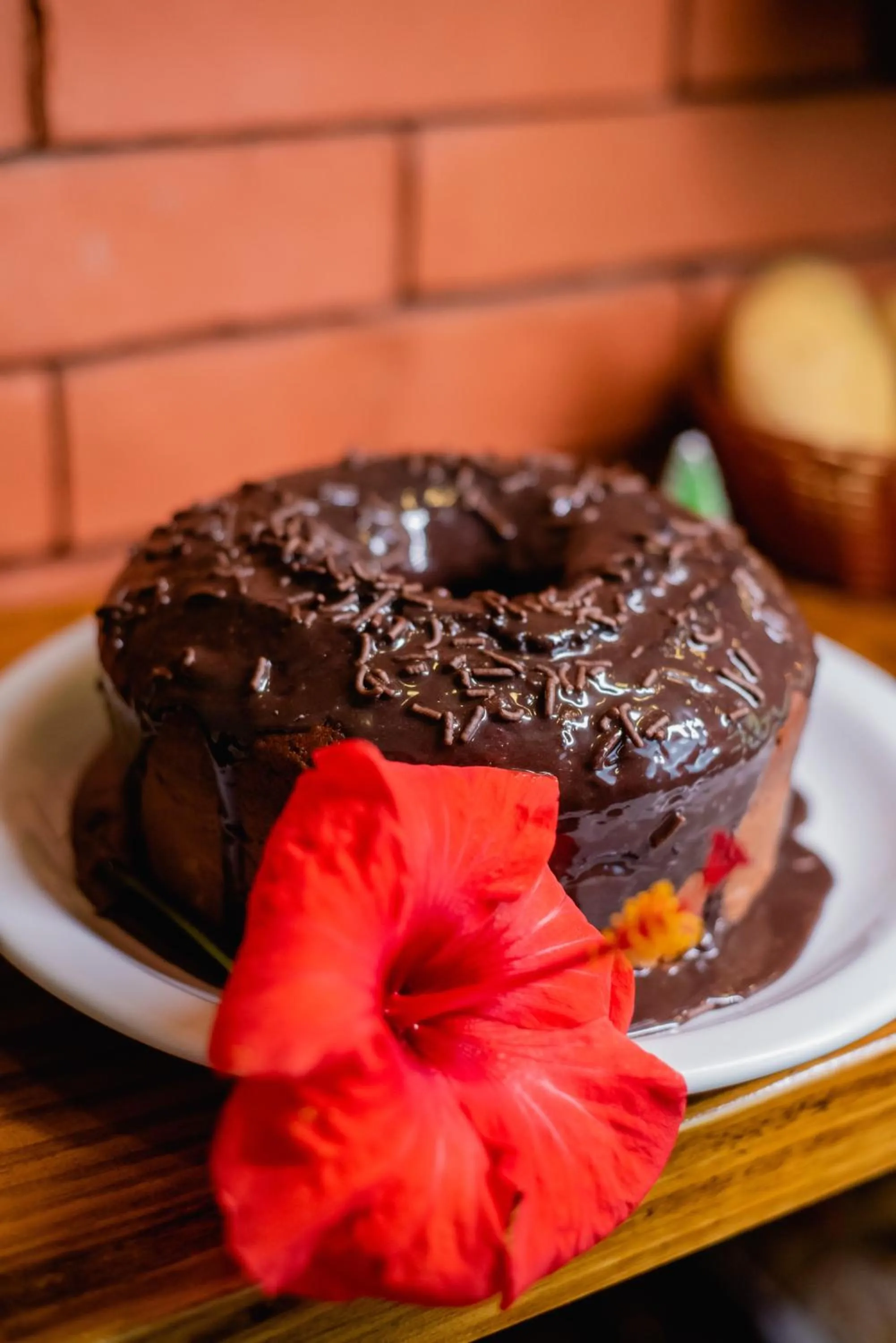 Buffet breakfast in Pousada Cacau