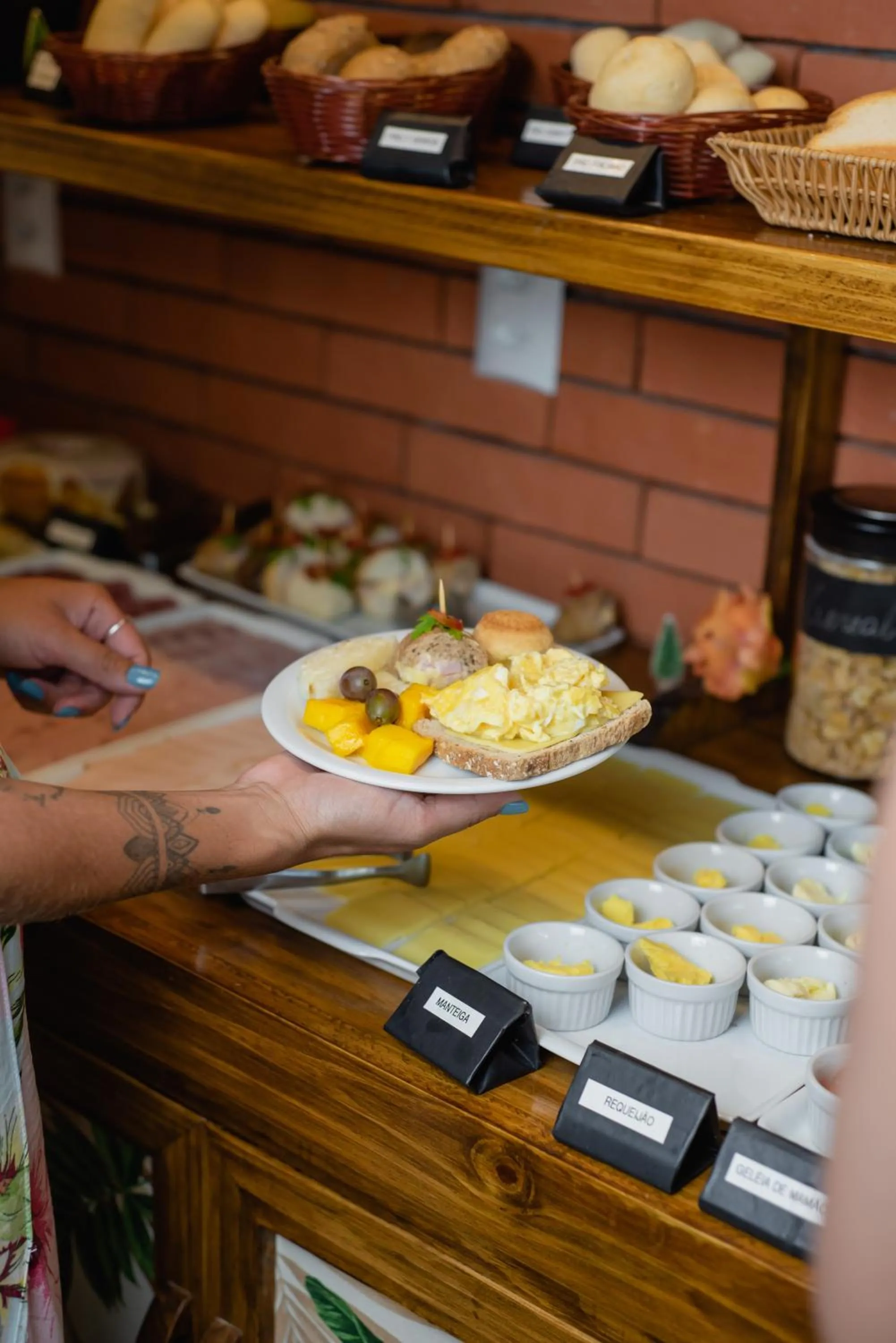 Breakfast in Pousada Cacau