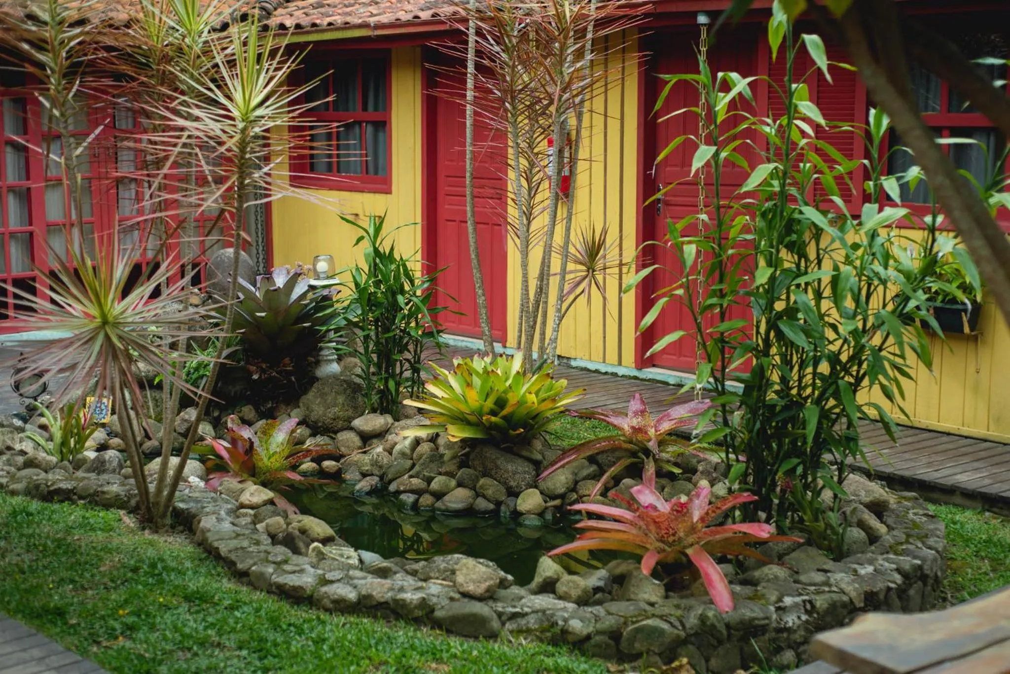 Garden in Pousada Cacau