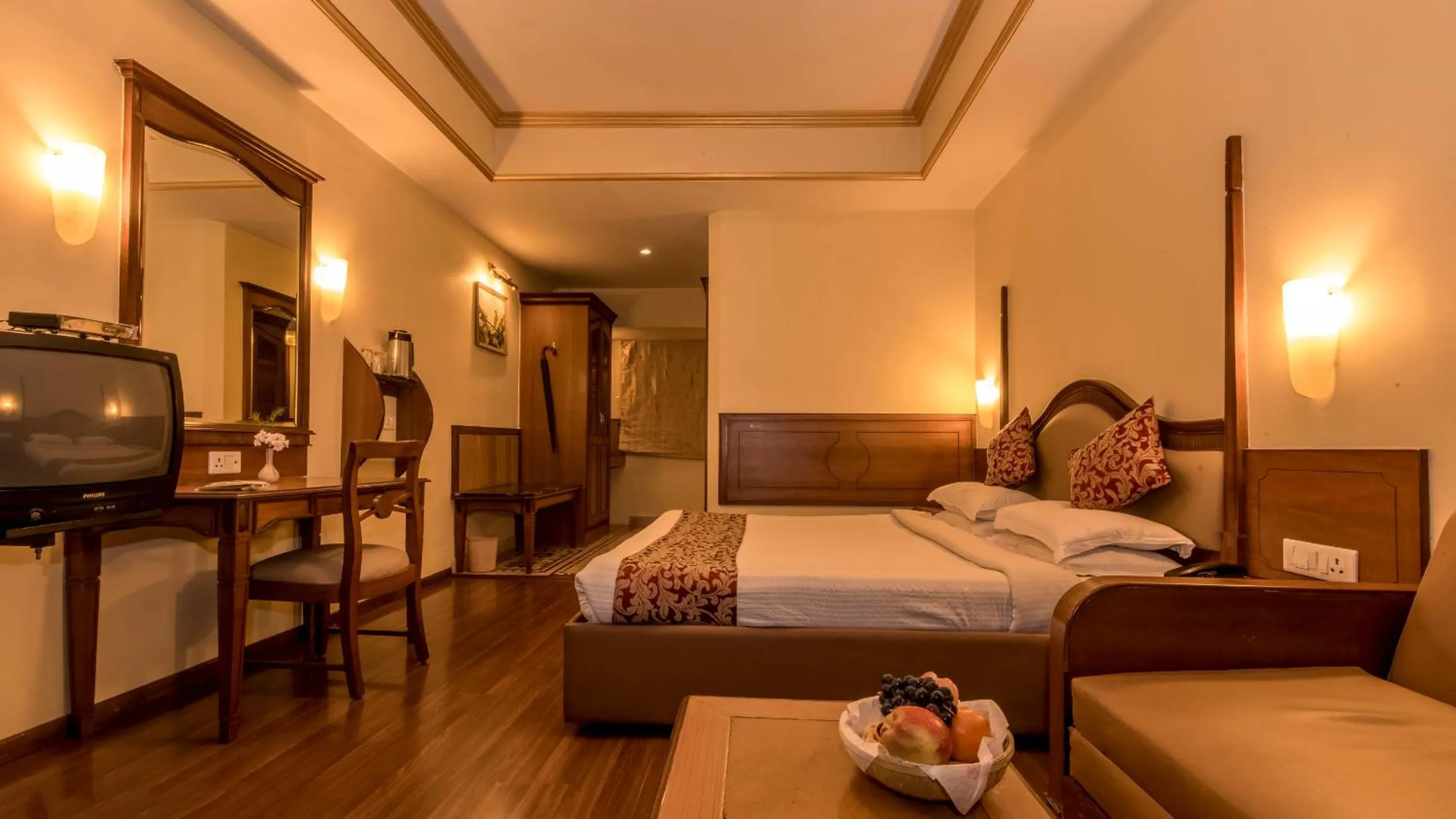 Bed in Hotel Nahar Nilgiris