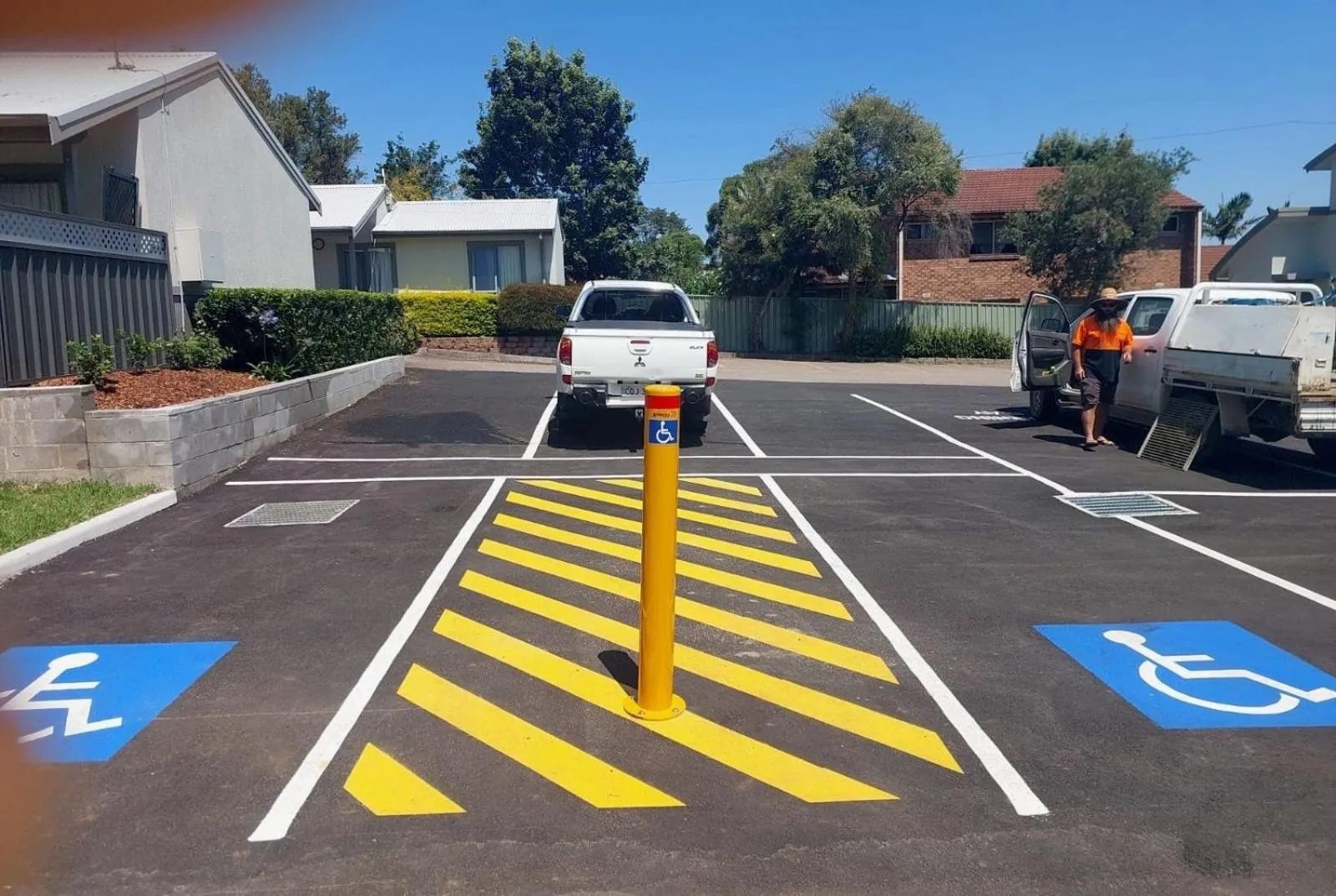 Parking in Travellers Motor Village