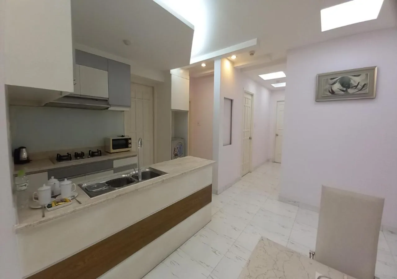 Kitchen or kitchenette in Khai Hoan Apartment Hotel