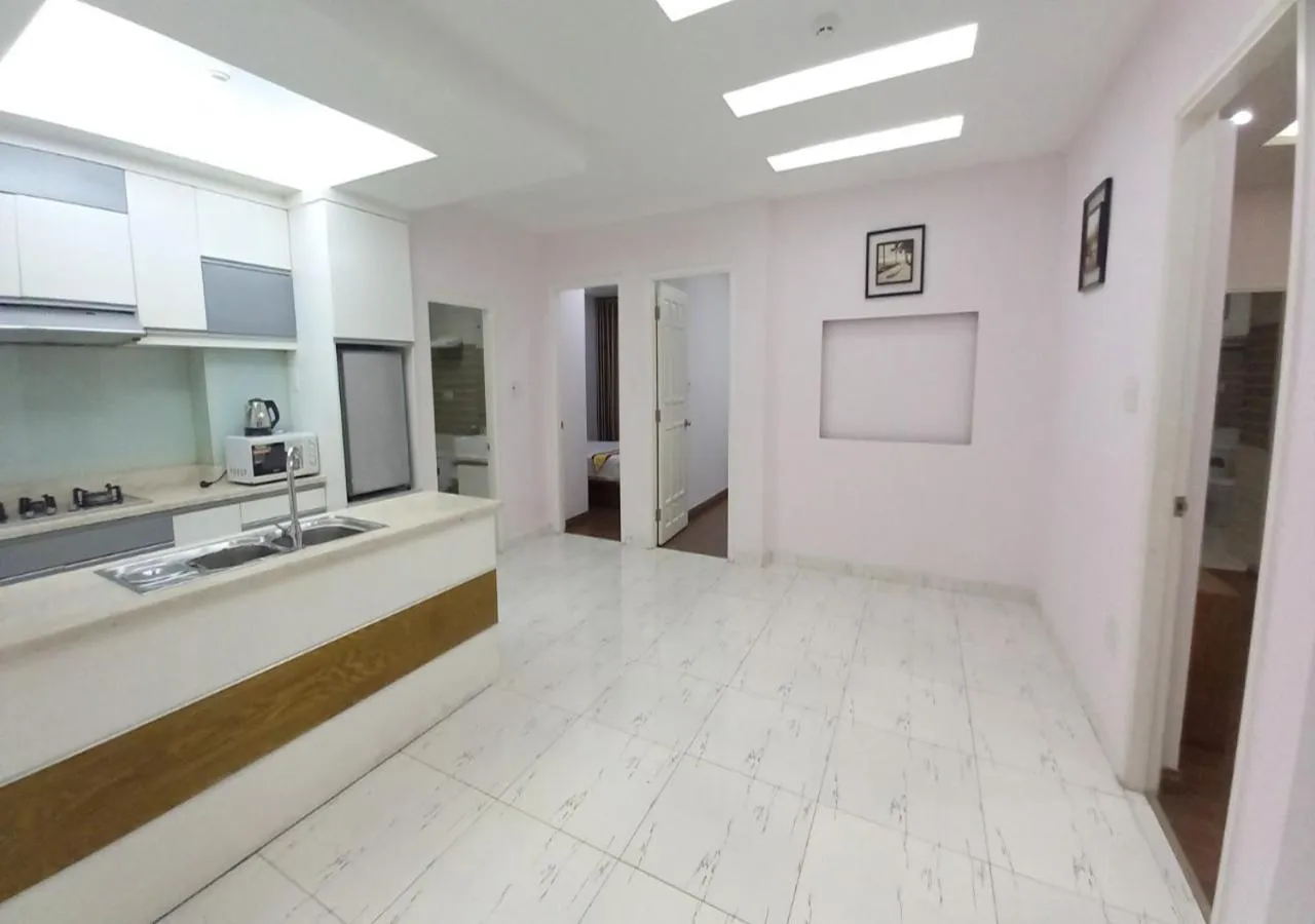 Kitchen or kitchenette in Khai Hoan Apartment Hotel