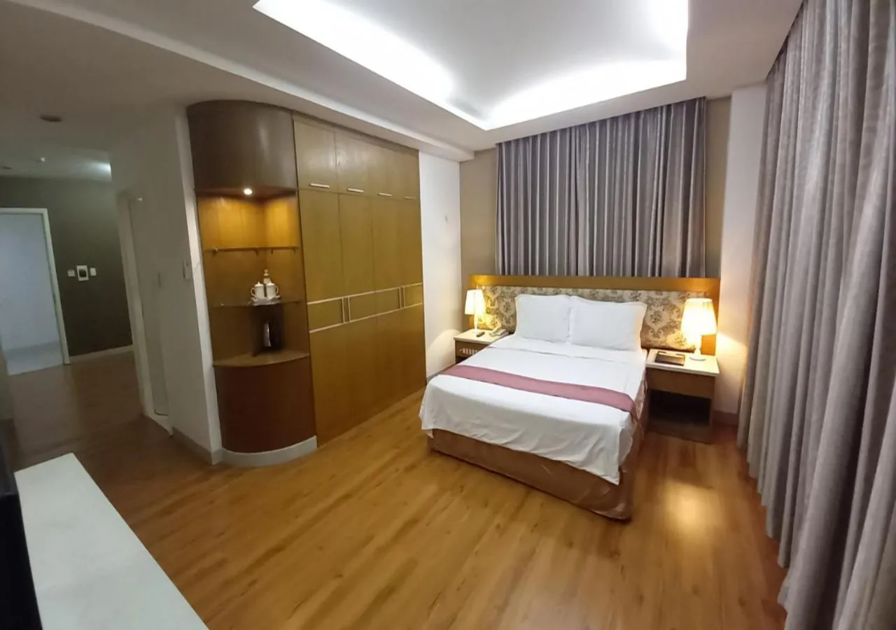 Bed in Khai Hoan Apartment Hotel