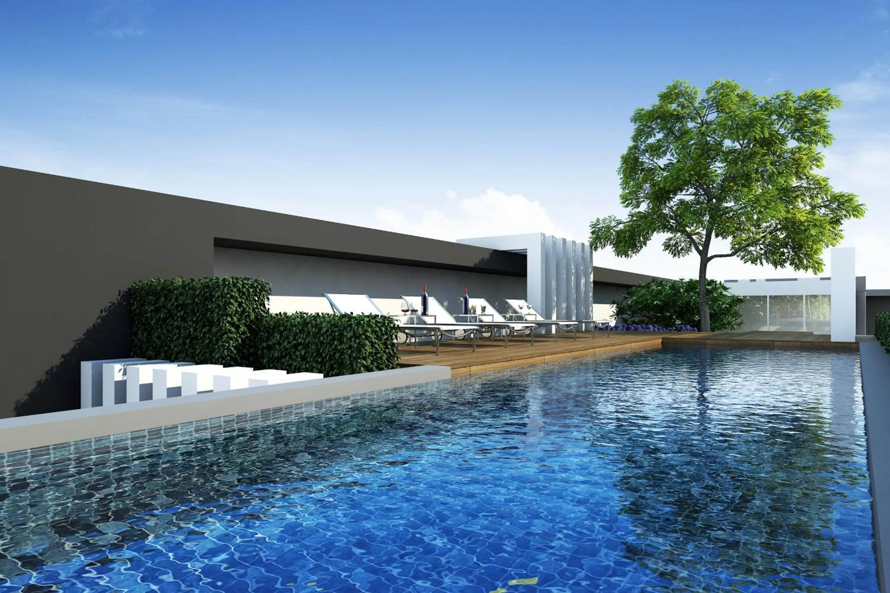 Swimming pool in The September Salaya