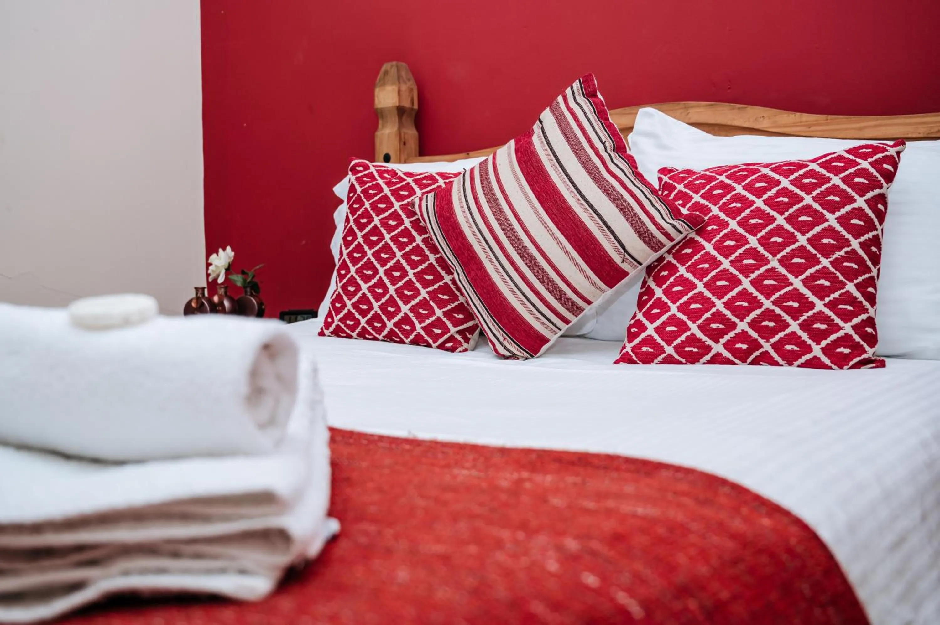 Bed in Woodhouse Lodge