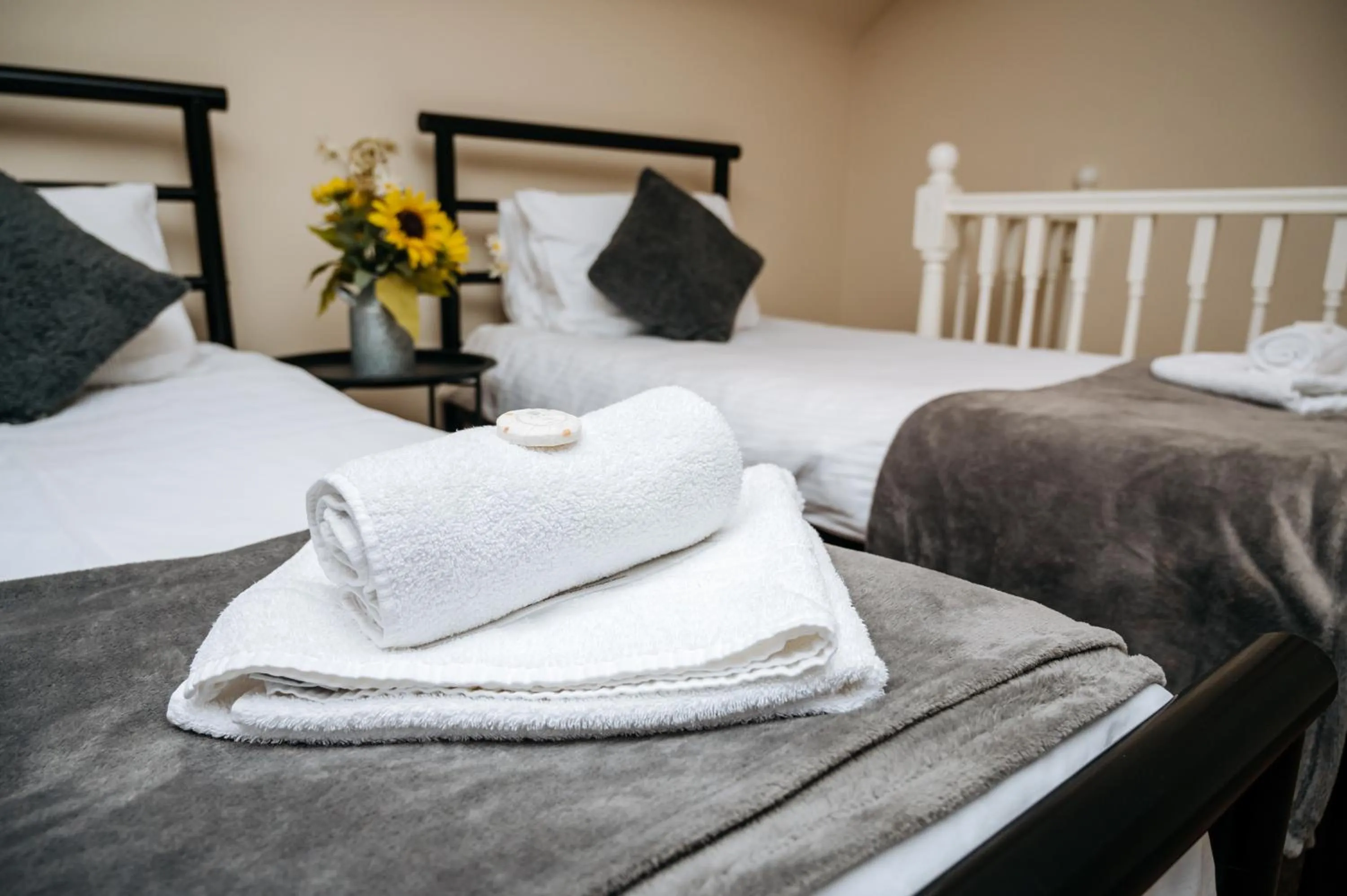 Bed in Woodhouse Lodge