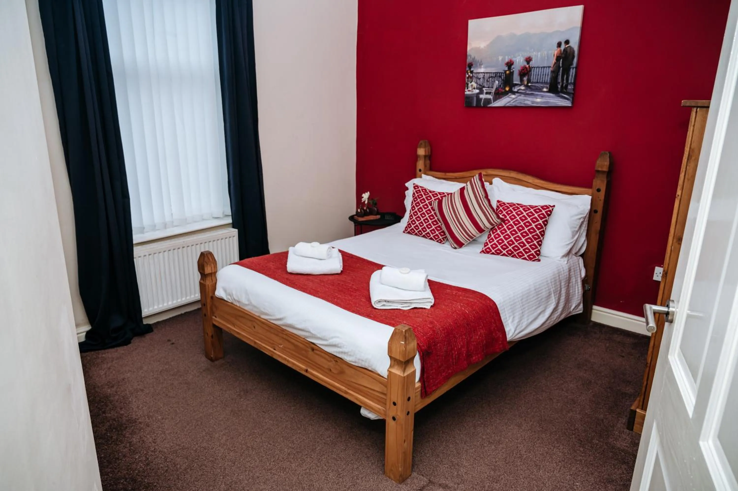 Bed in Woodhouse Lodge