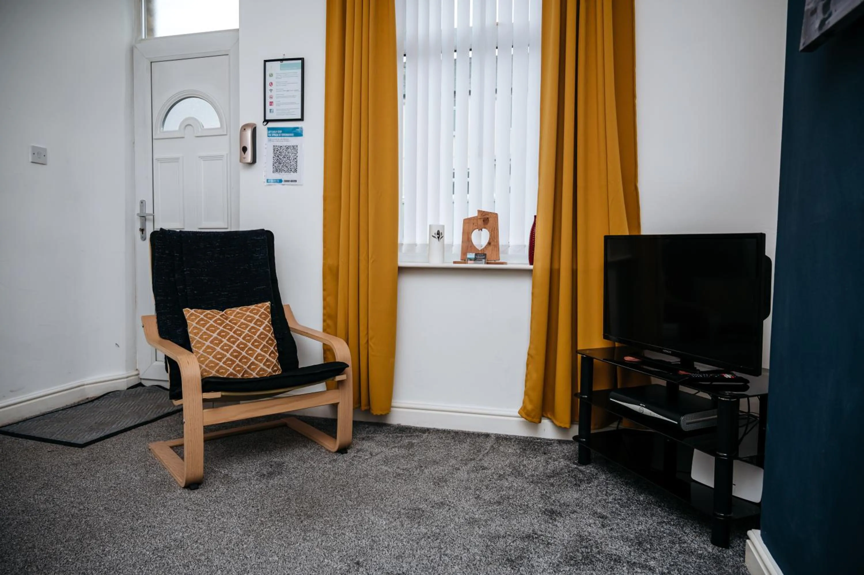Living room in Woodhouse Lodge