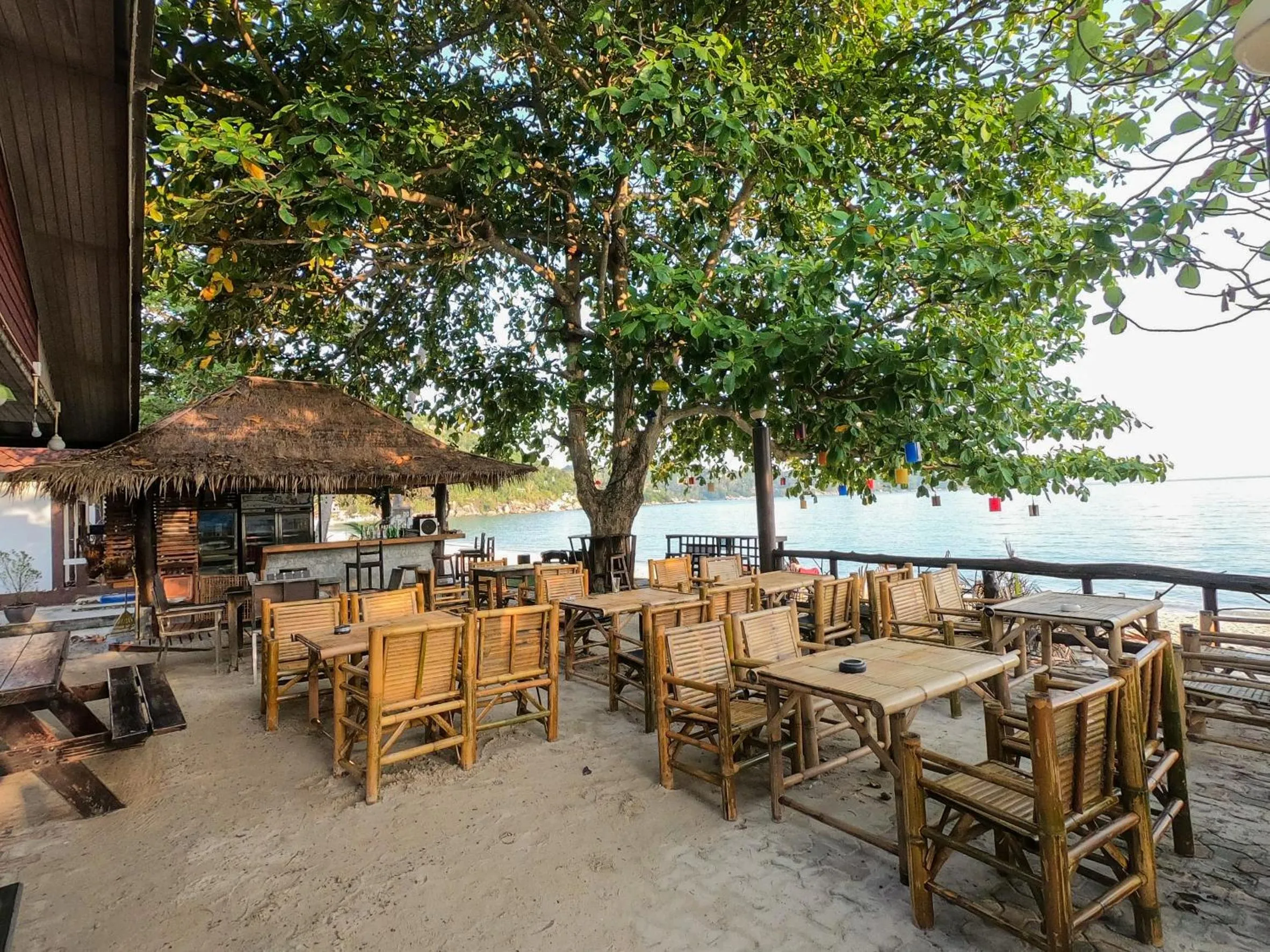 Patio in Pen's Bungalow Koh Phangan