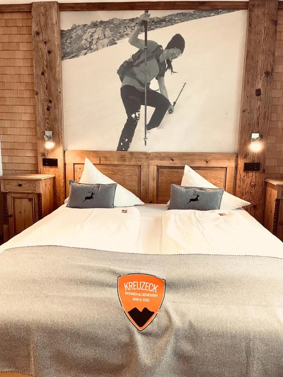 Bed in Pension Kreuzeck - Dein Glücksplatz am Lech