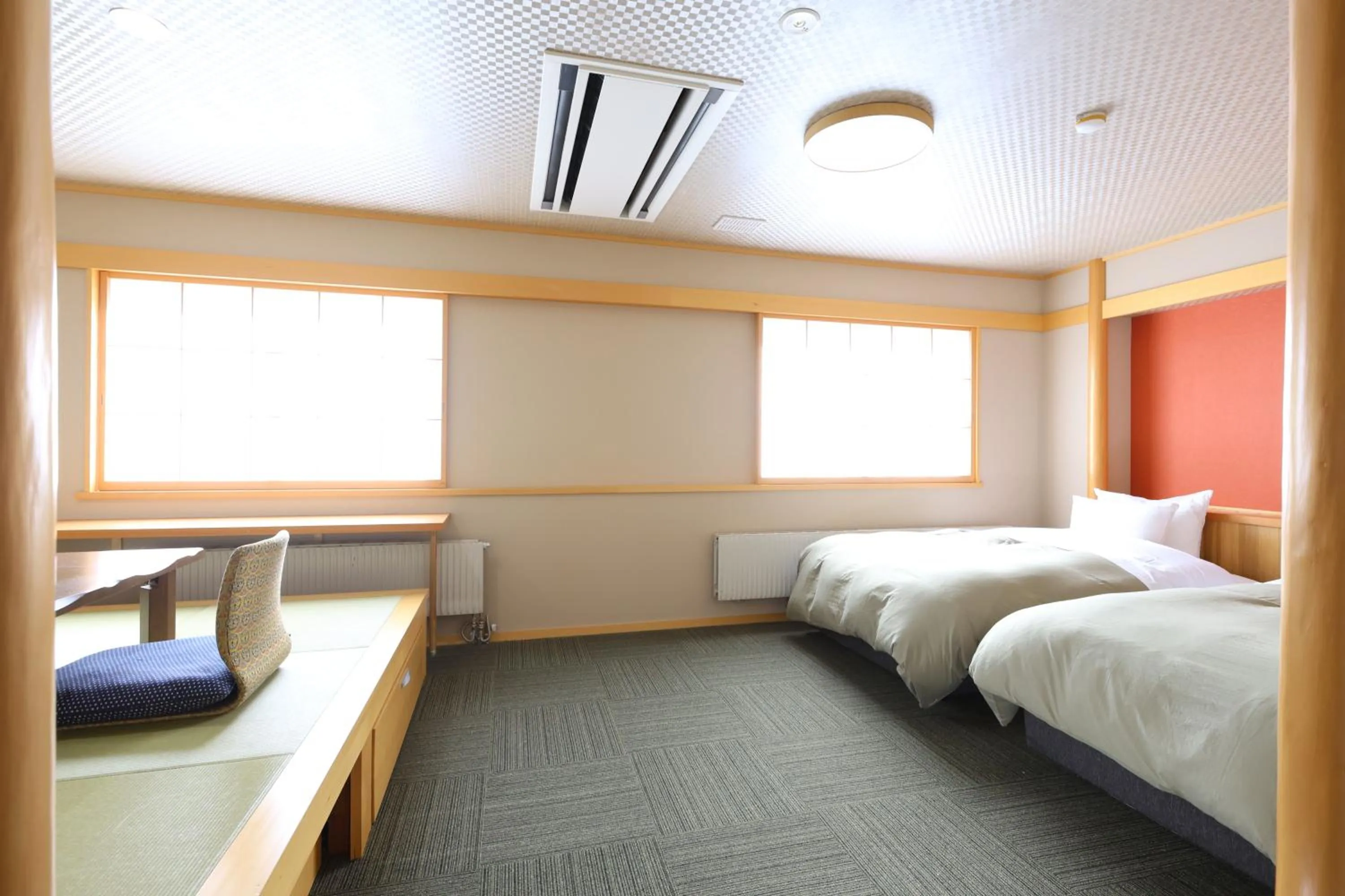 Bed in Hotel Takimoto