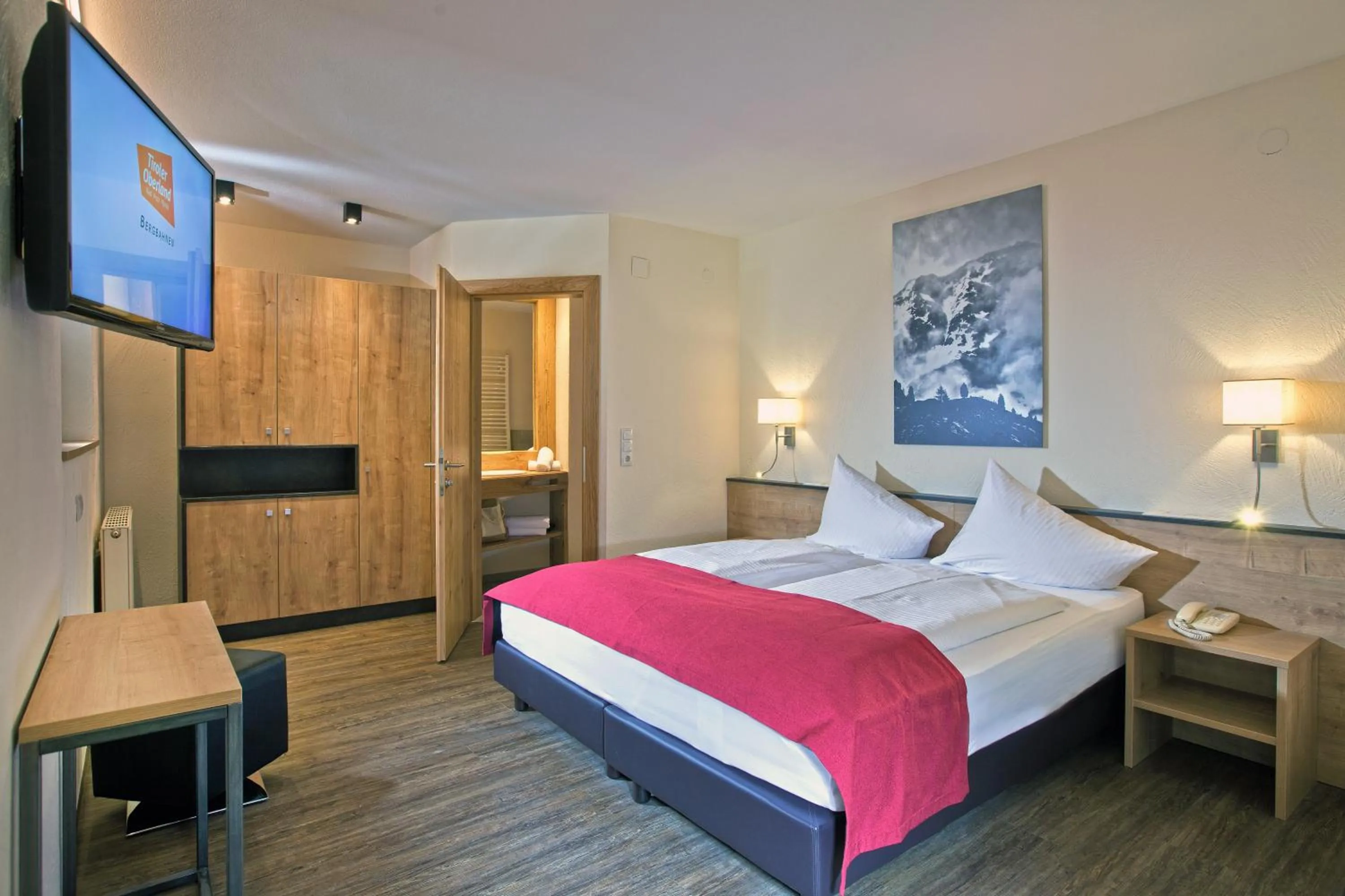 Bed in Hotel Truyenhof