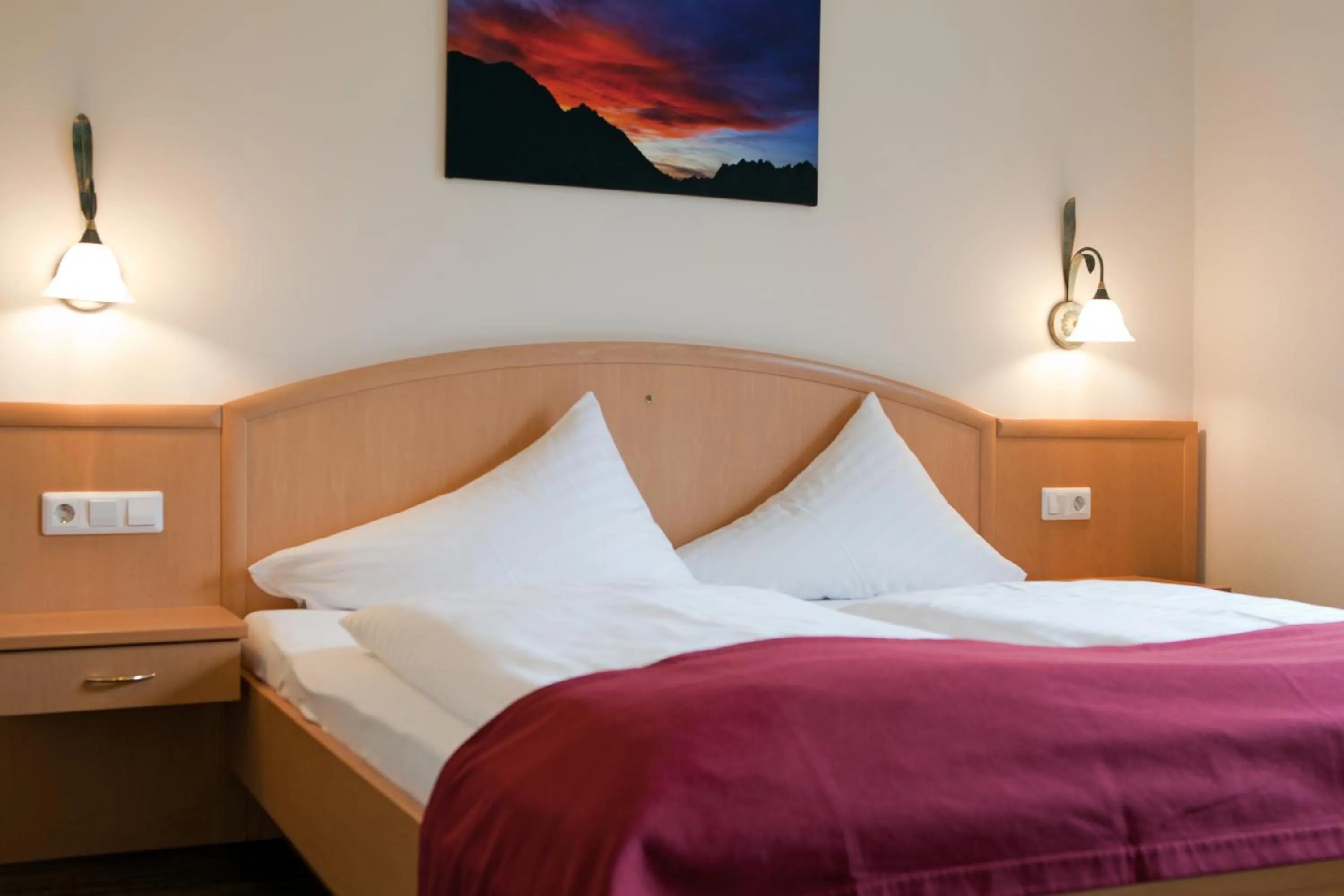 Bed in Hotel Truyenhof