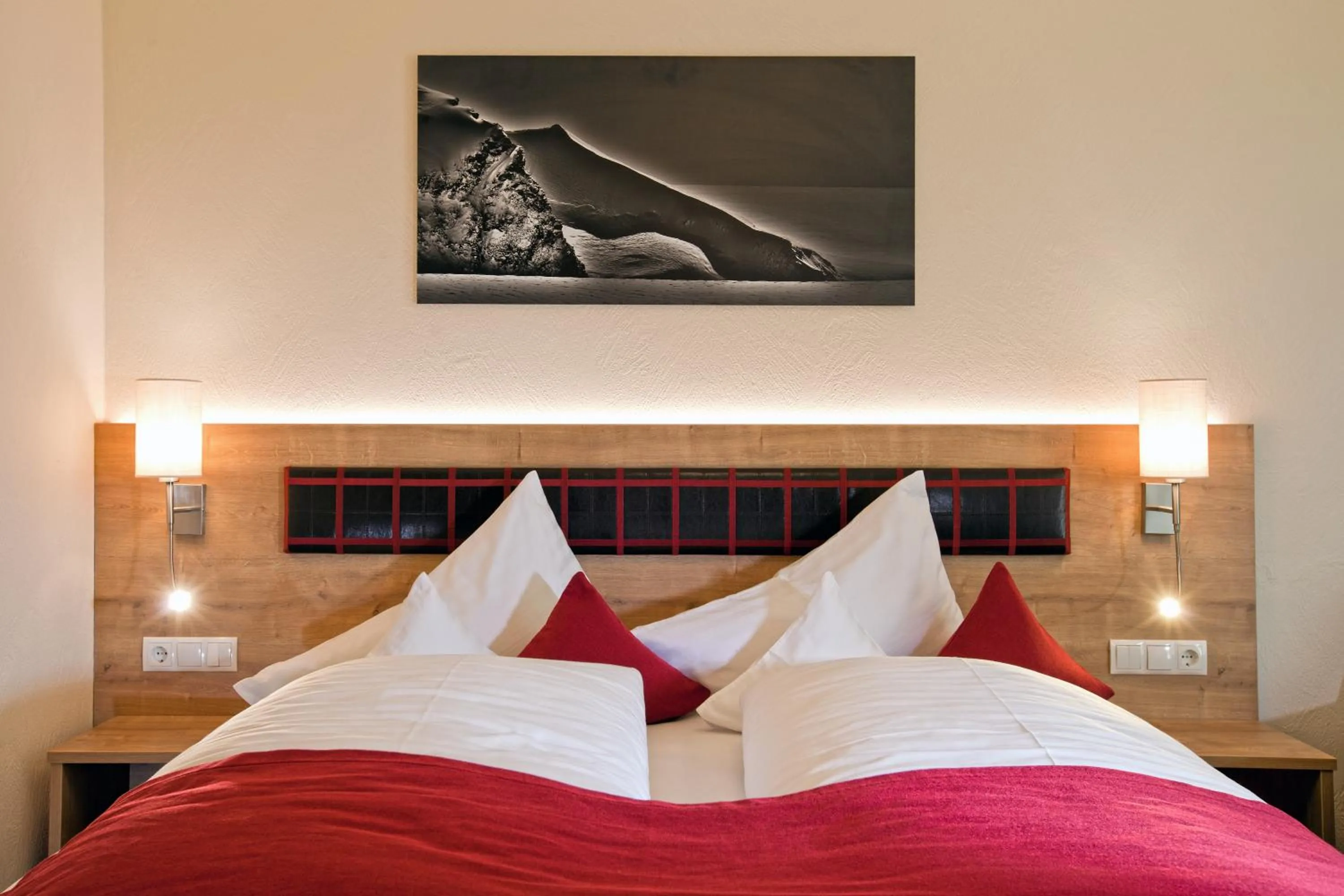 Bed in Hotel Truyenhof