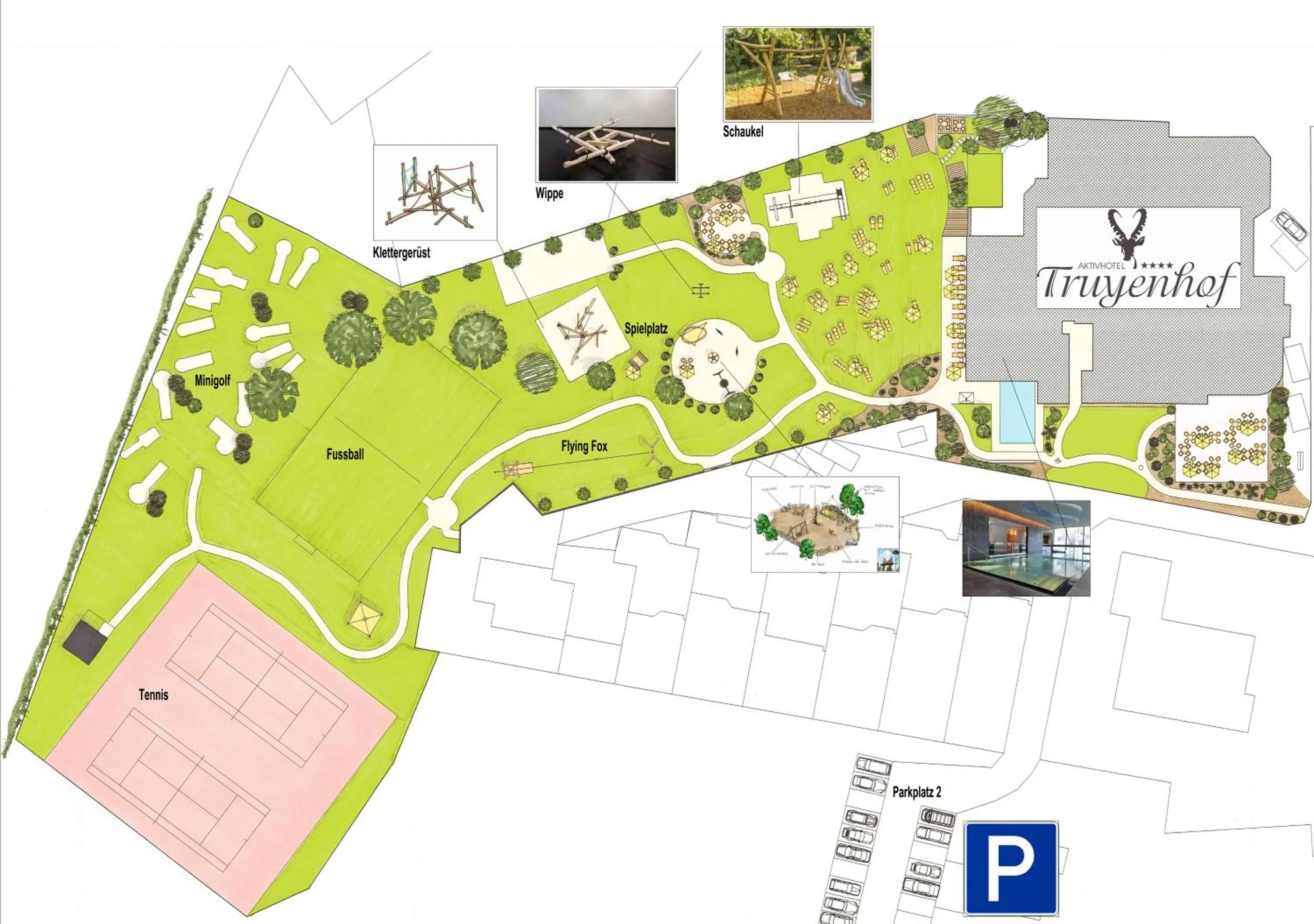 Garden in Hotel Truyenhof