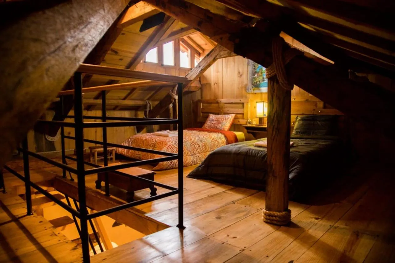 Bed in Hotel Casa de Gandhi