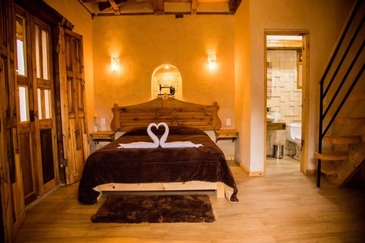 Bed in Hotel Casa de Gandhi