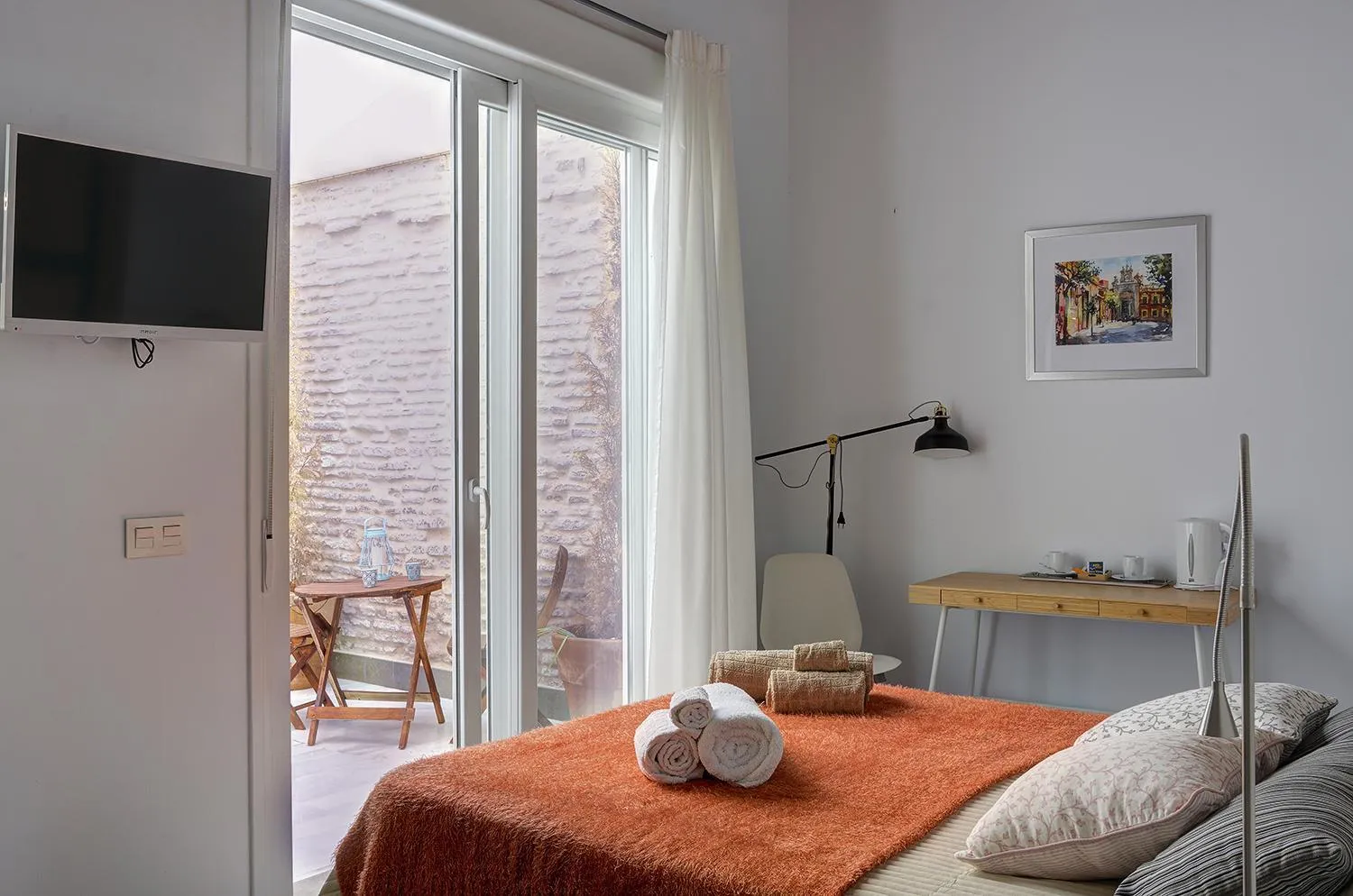 Bed in Casa Palacio El Condestable de Sevilla