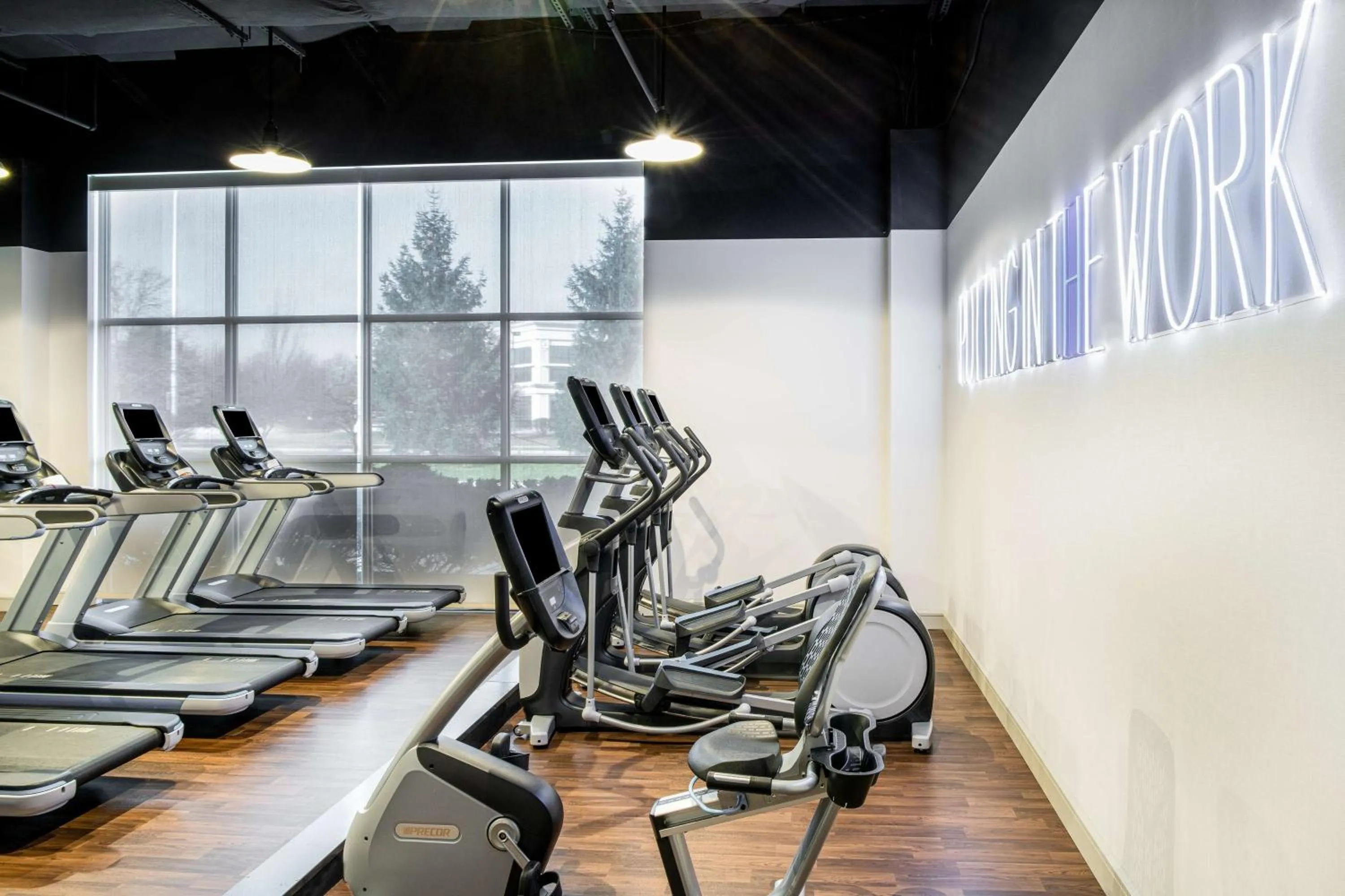 Fitness centre/facilities in Hilton Columbus/Polaris