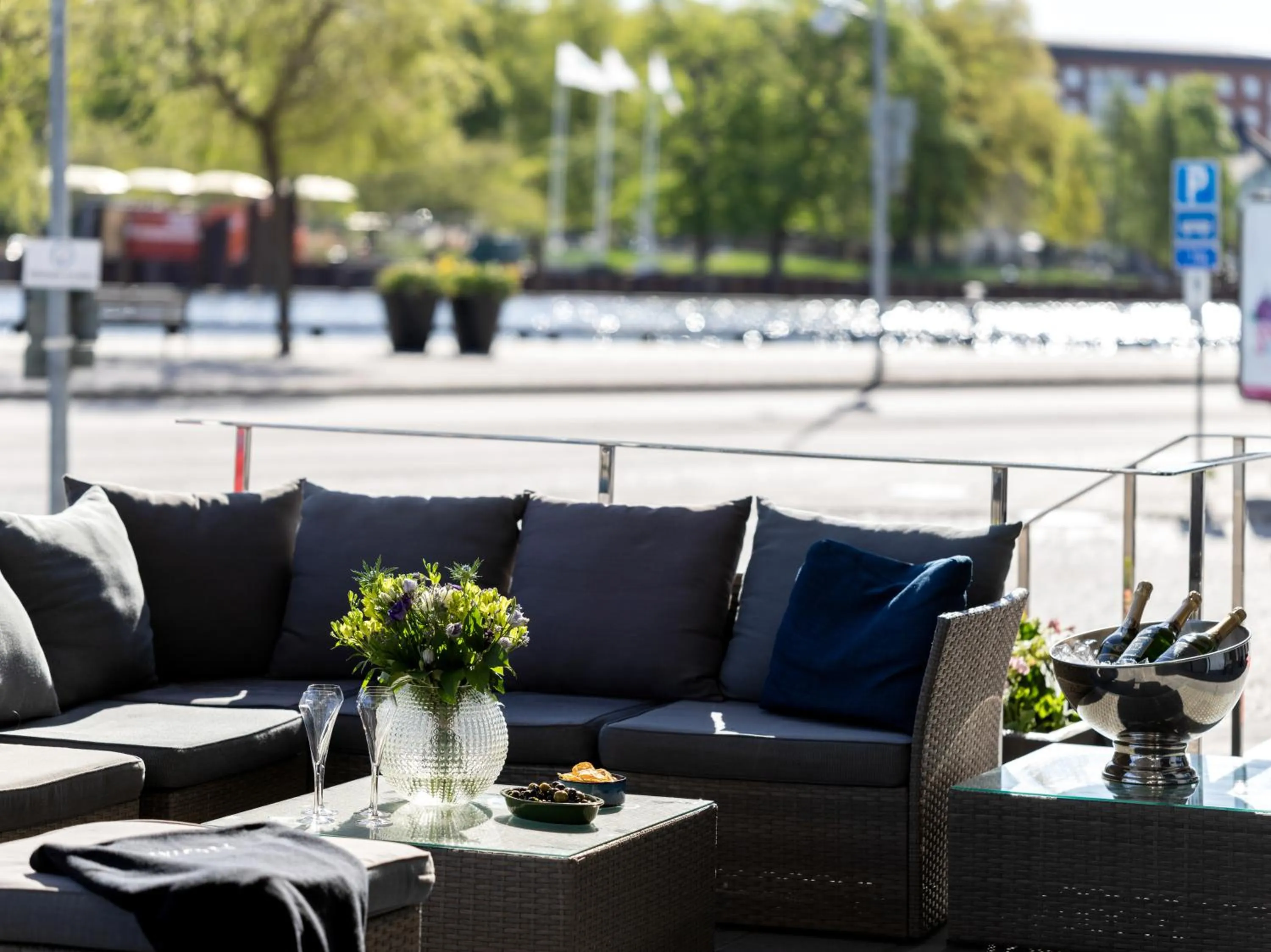Patio in Elite Stadshotellet Eskilstuna, Hotel & Spa