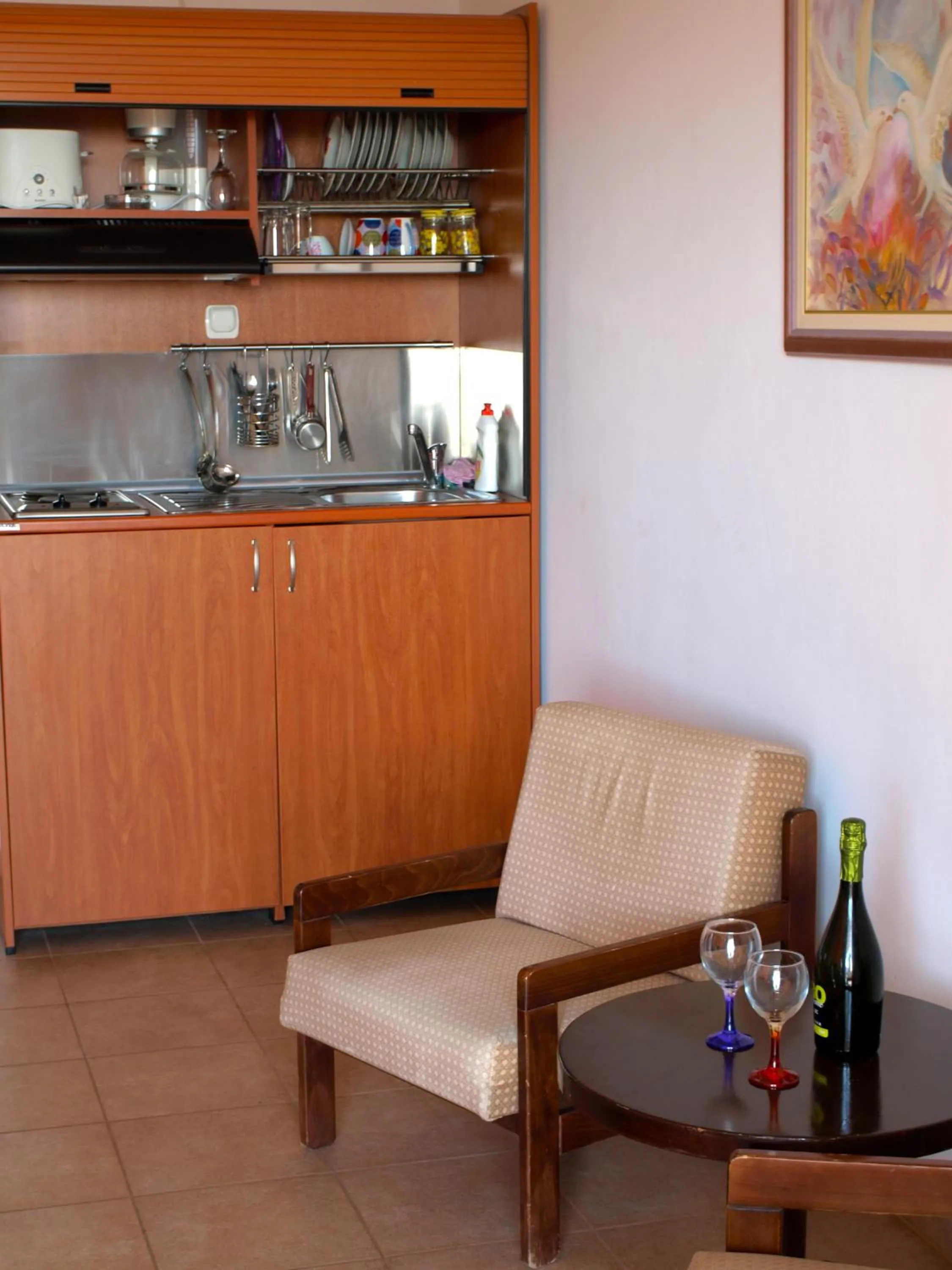 Kitchen or kitchenette in Castellania Hotel Apartments
