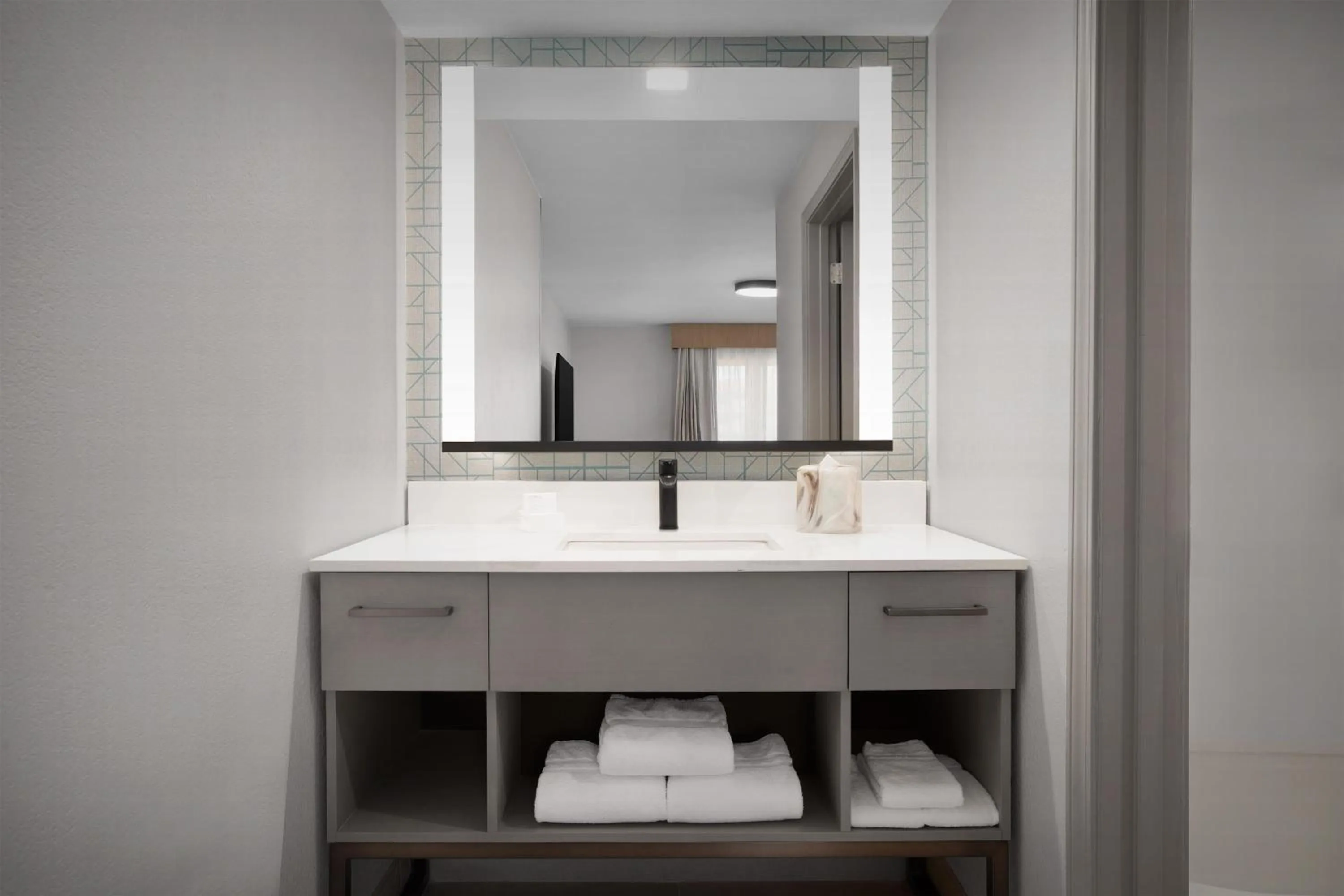 Bathroom in Homewood Suites by Hilton Colorado Springs North USAFA