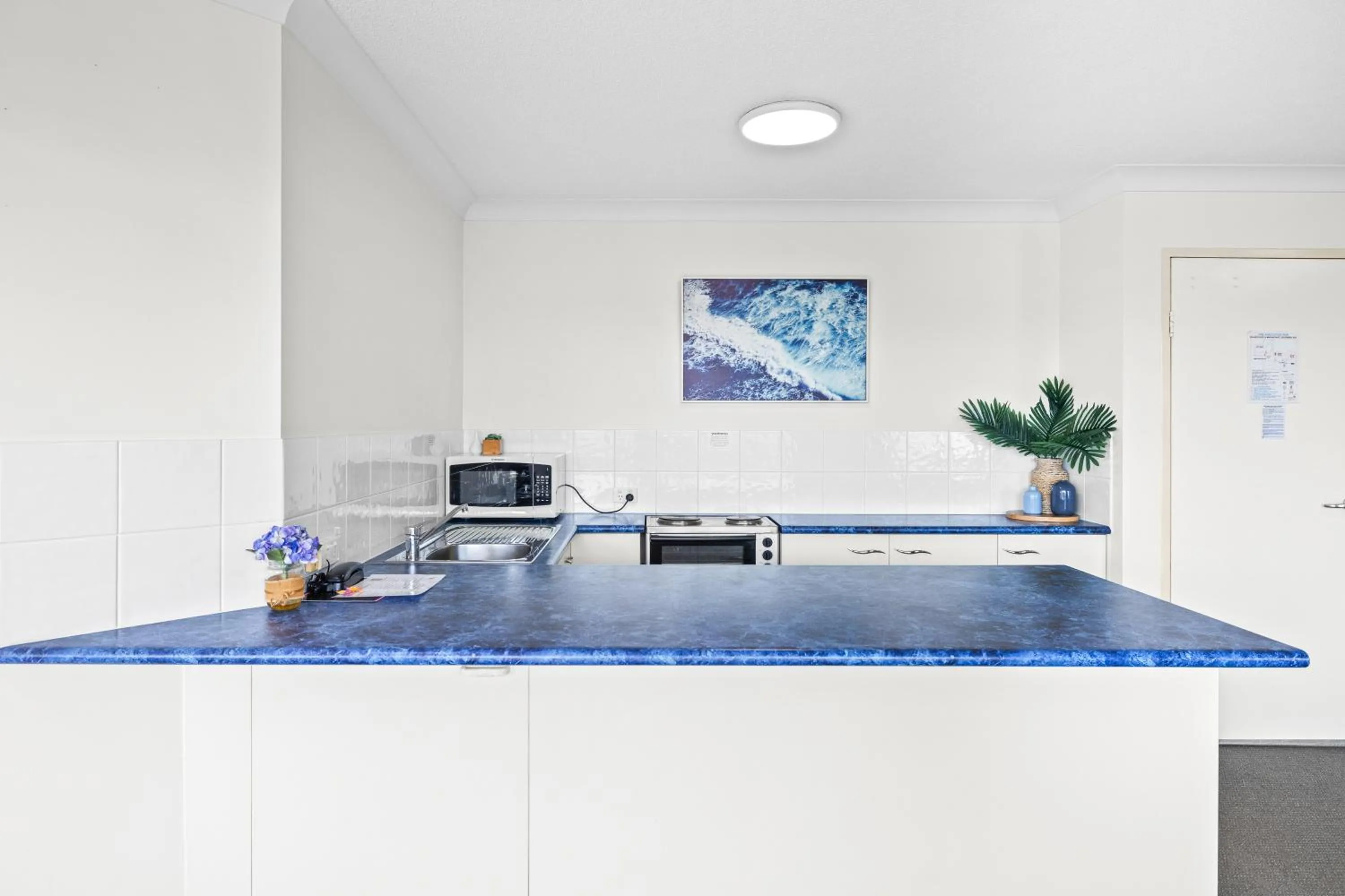 Kitchen or kitchenette in Belaire Place Motel Apartments