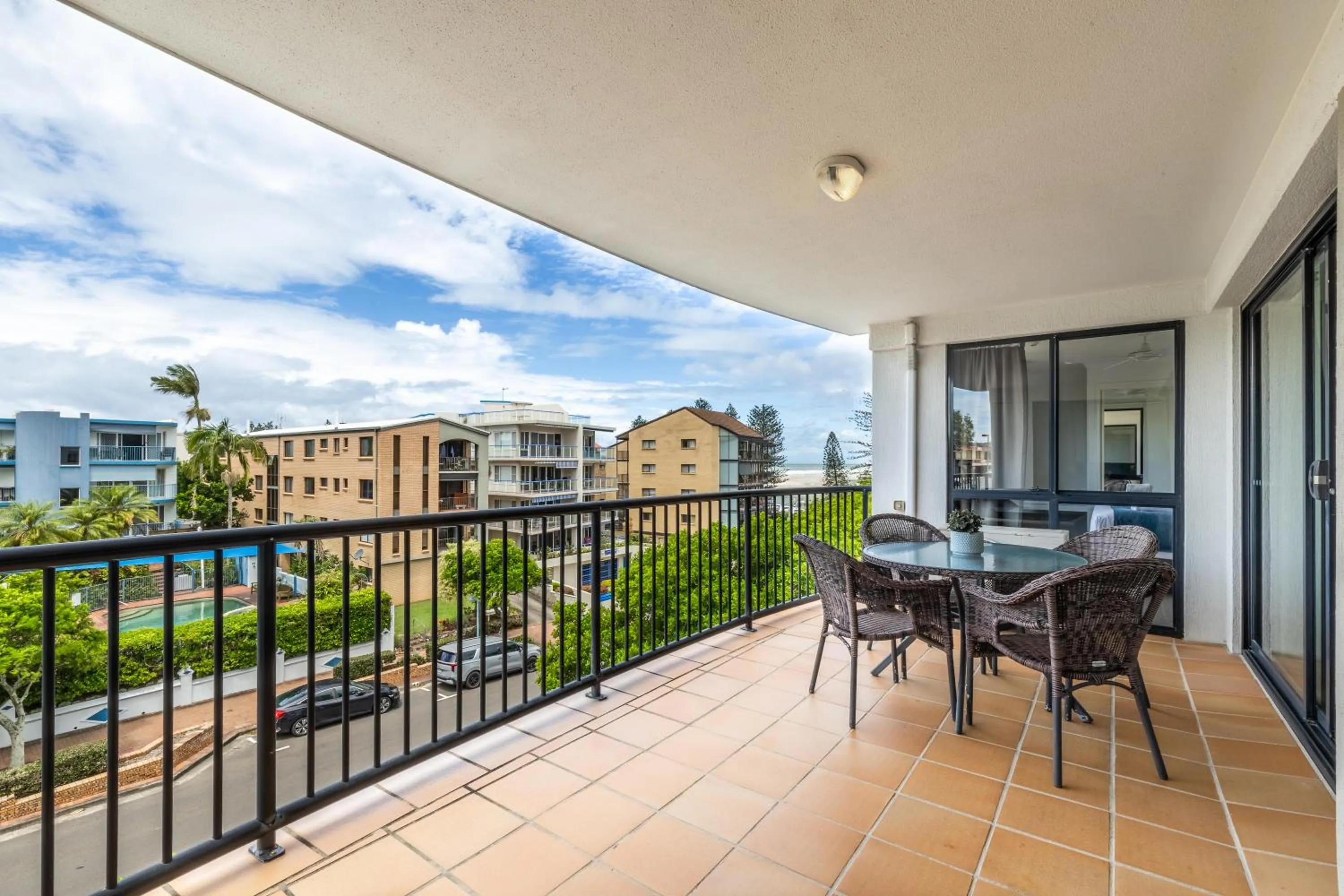 Balcony/Terrace in Belaire Place Motel Apartments