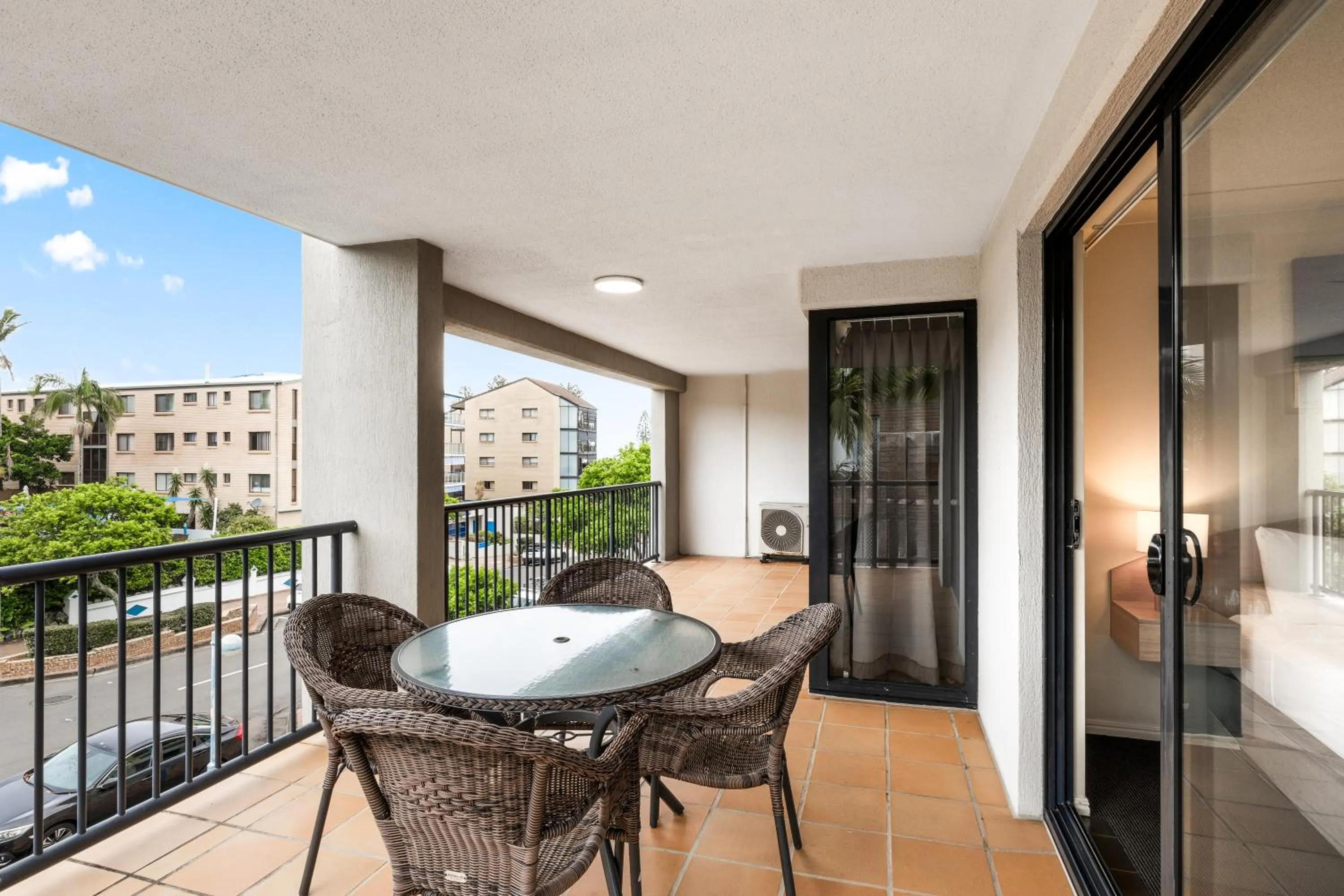 Balcony/Terrace in Belaire Place Motel Apartments