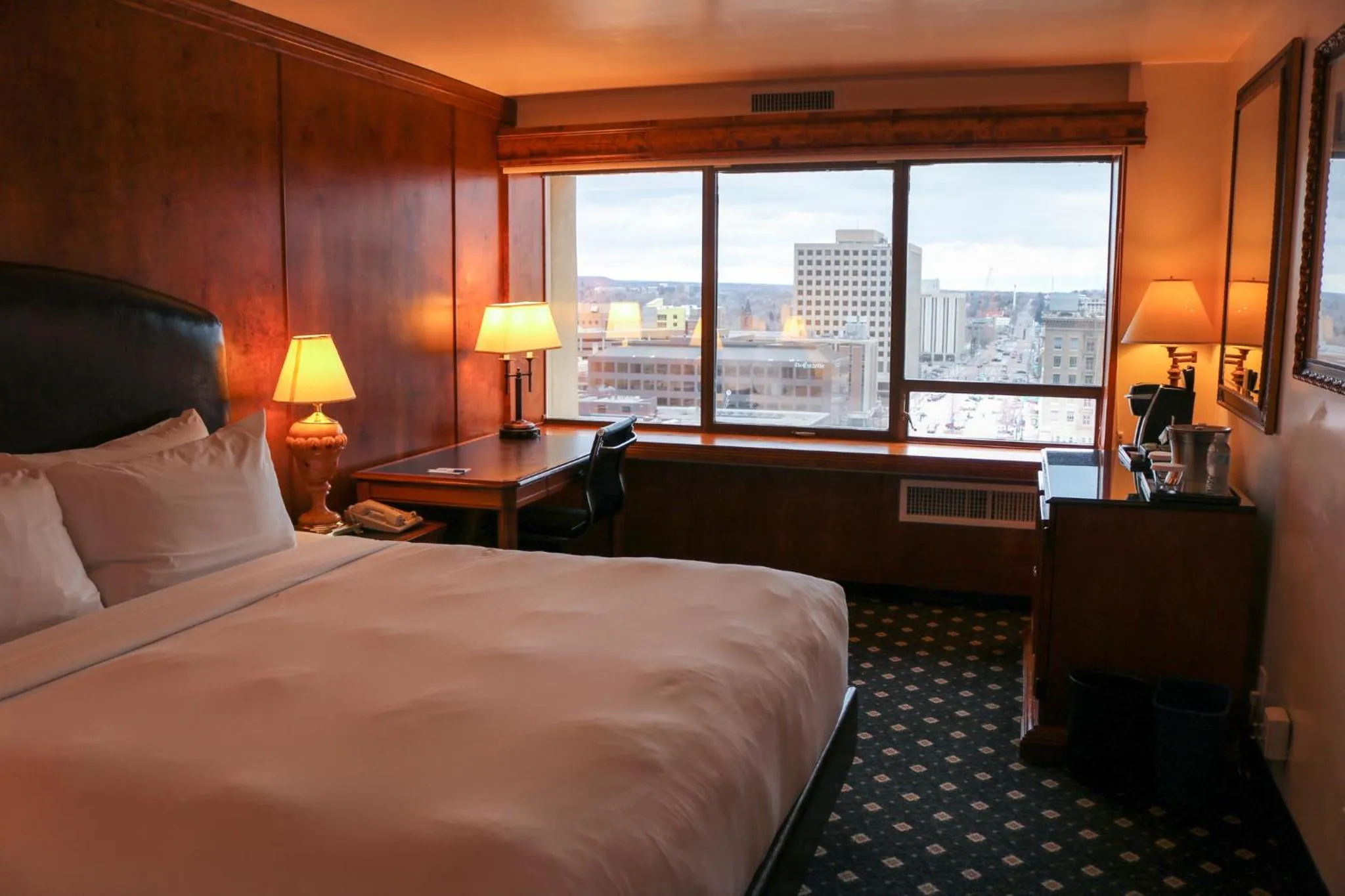 Bed in The Antlers, a Wyndham Hotel