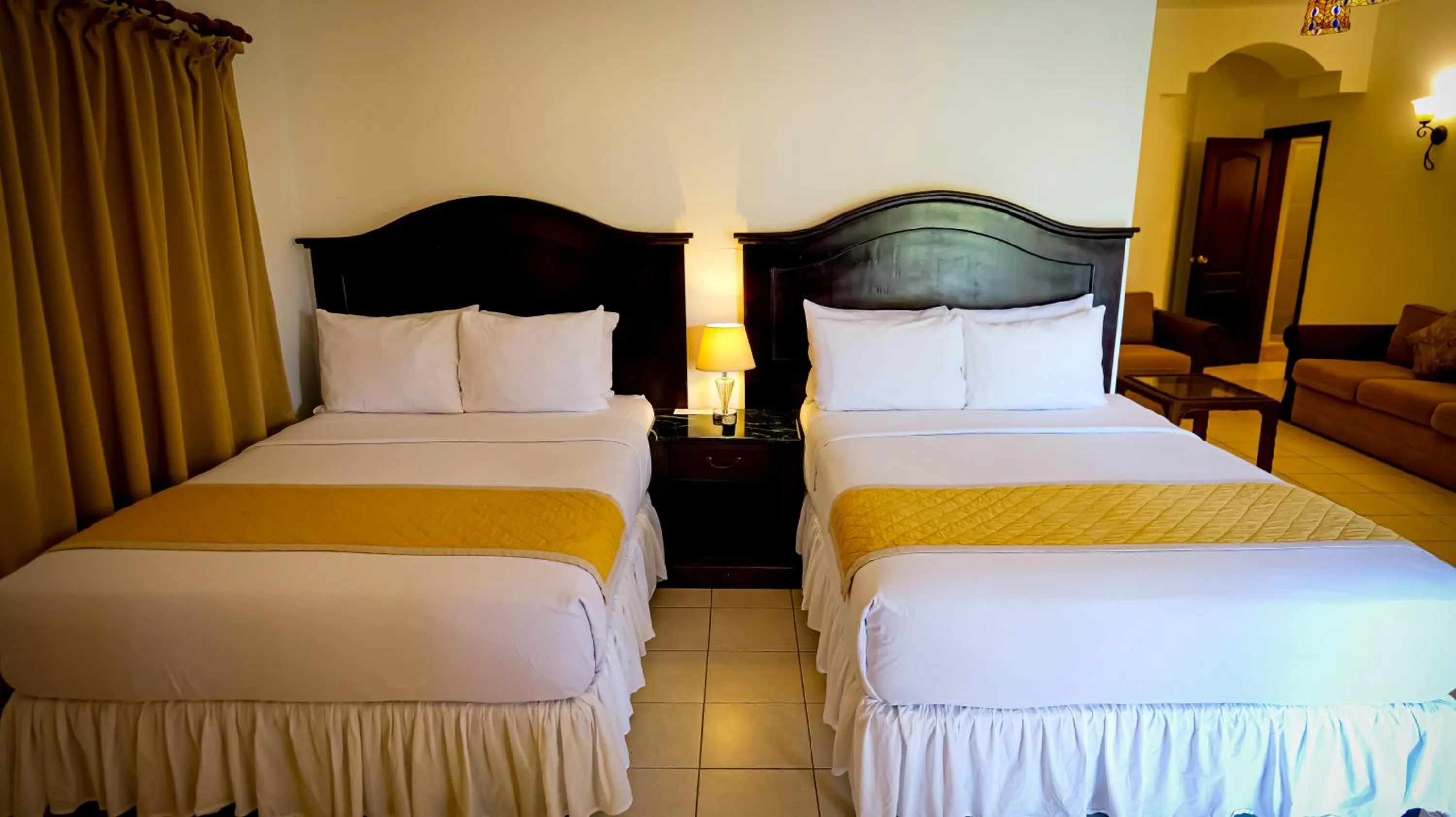 Bed in La Ensenada Beach Resort